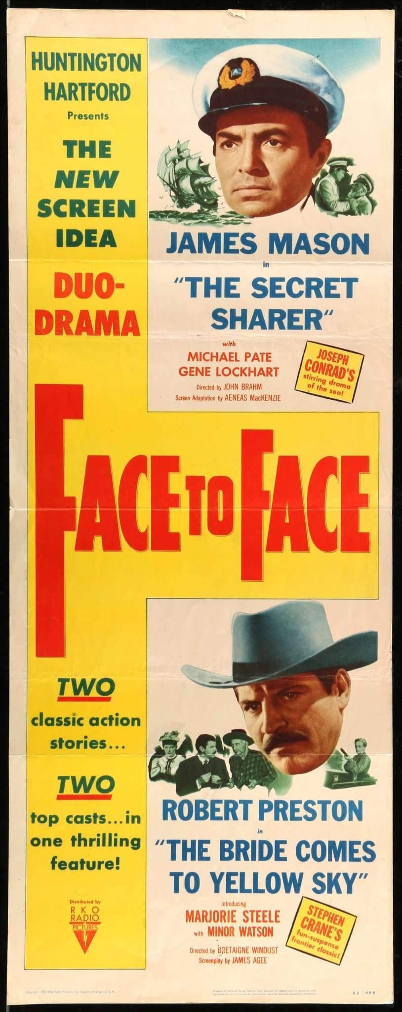 Face to Face (1952) original movie poster for sale at Originalfilmart
