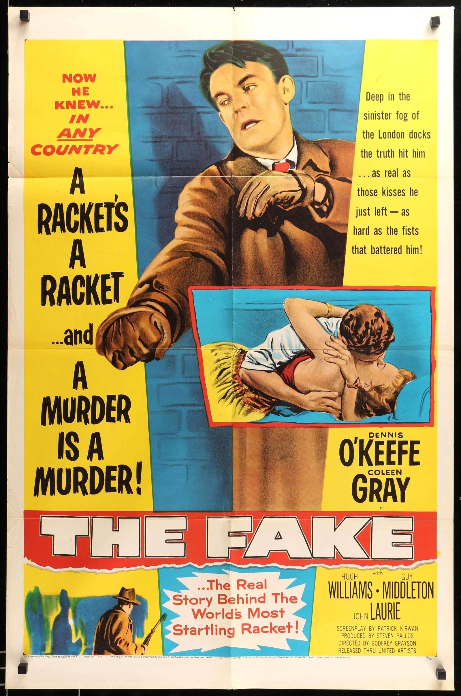 Fake (1953) original movie poster for sale at Originalfilmart