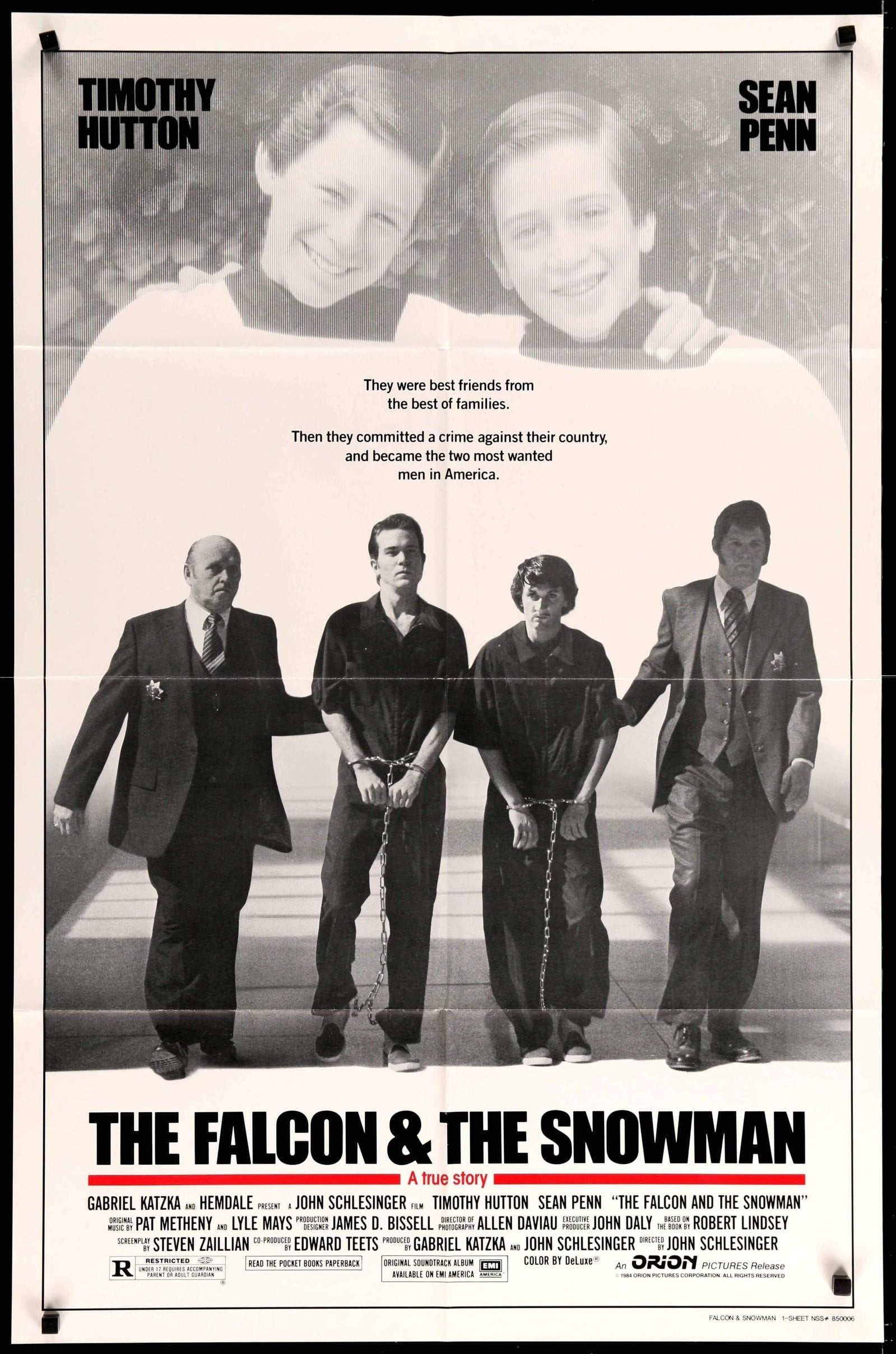 Falcon and the Snowman (1985) original movie poster for sale at Originalfilmart