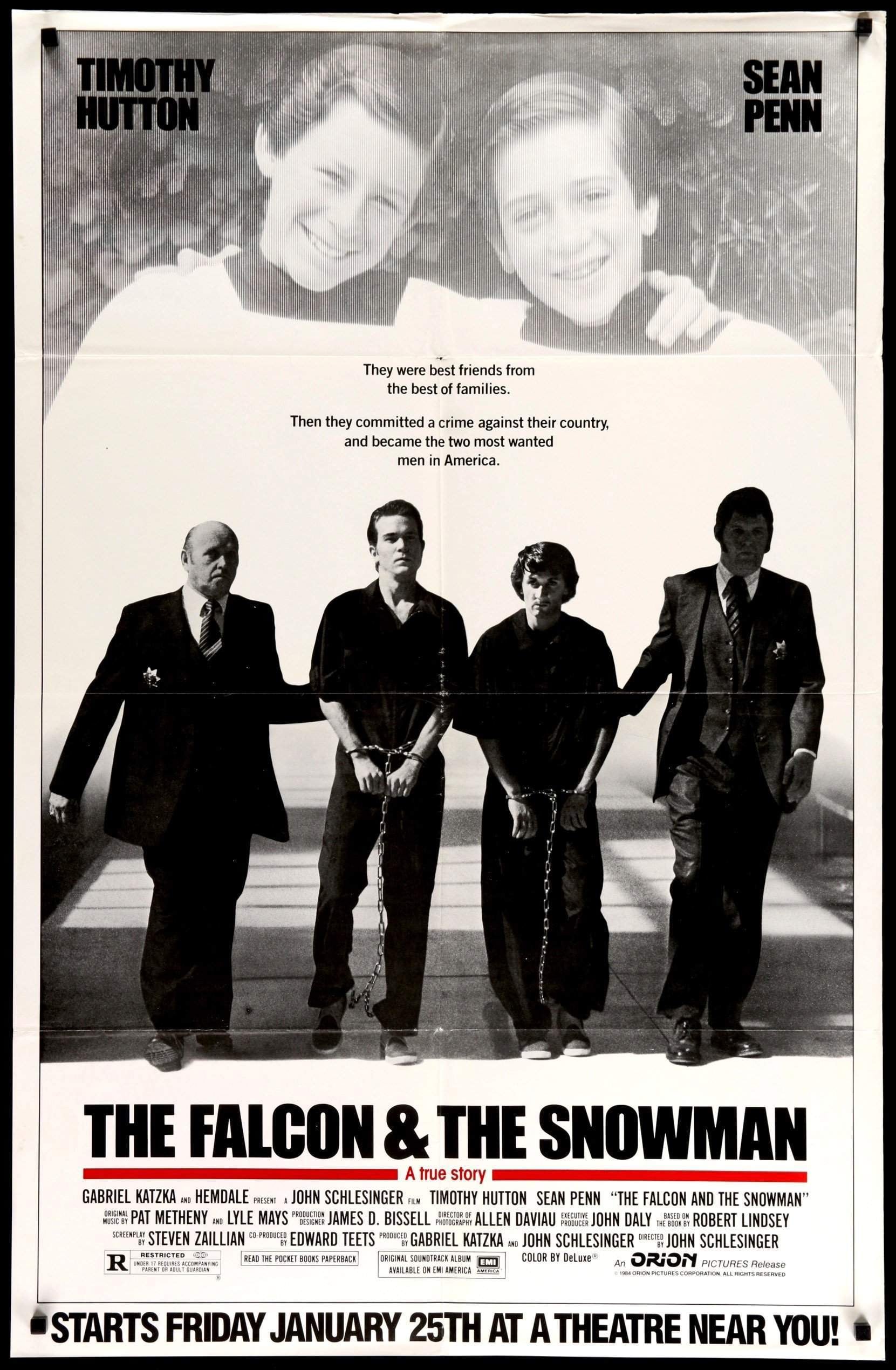 Falcon and the Snowman (1985) original movie poster for sale at Originalfilmart