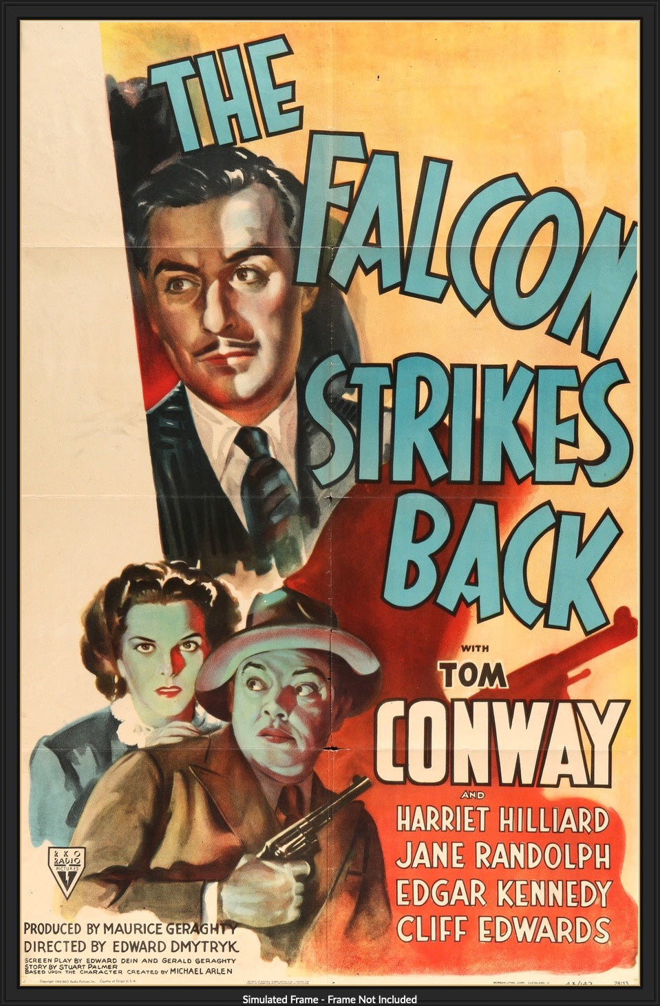 Falcon Strikes Back (1943) original movie poster for sale at Originalfilmart
