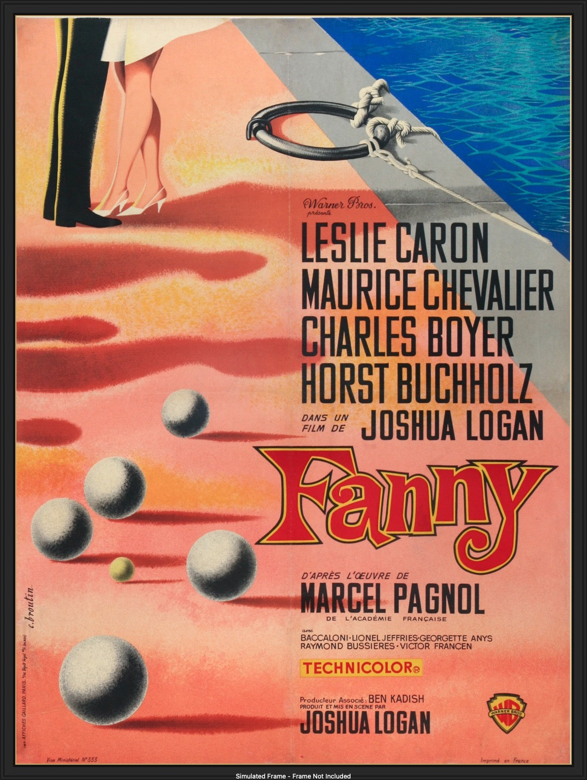 Fanny (1961) original movie poster for sale at Originalfilmart