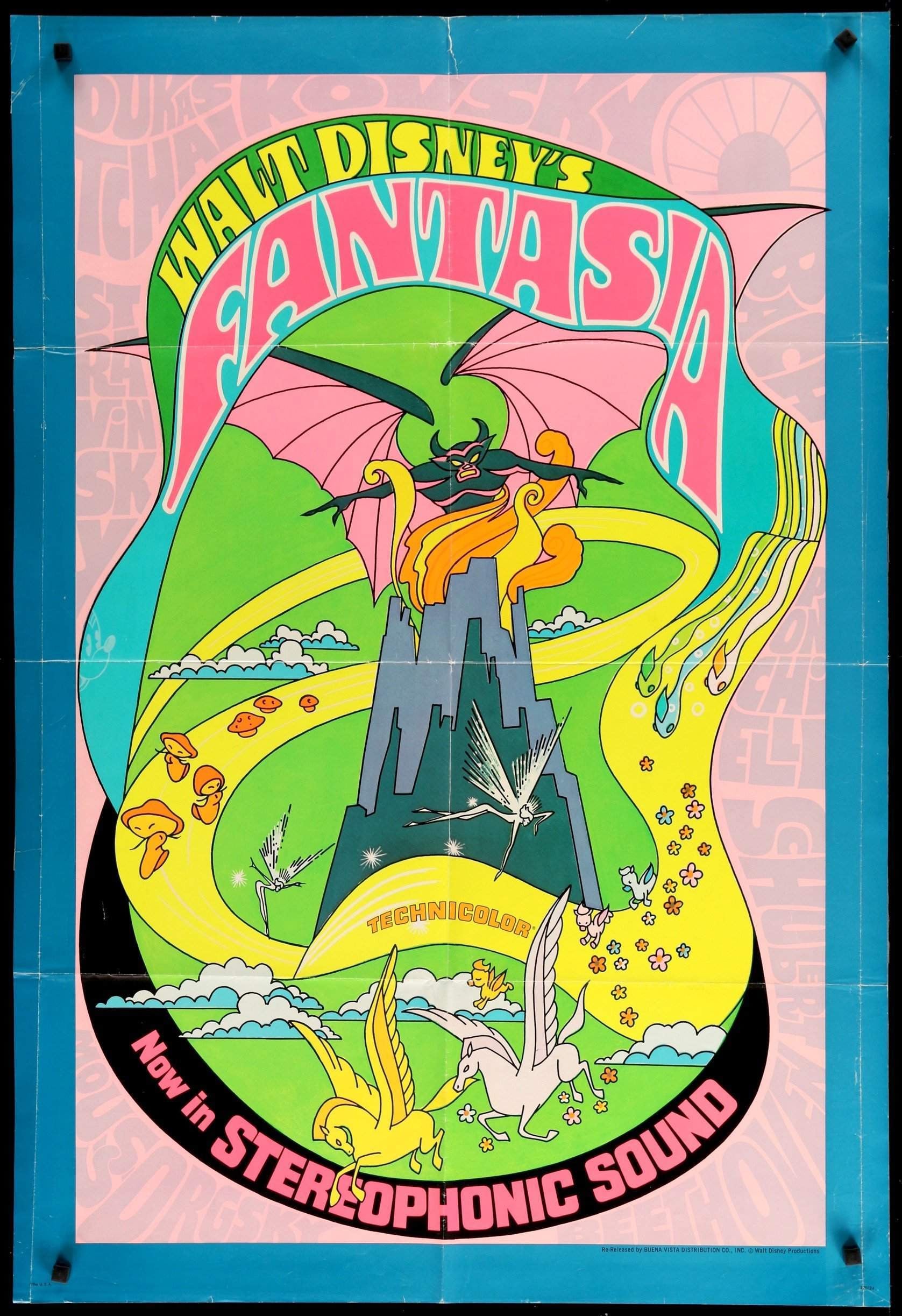 Fantasia (1940) original movie poster for sale at Originalfilmart