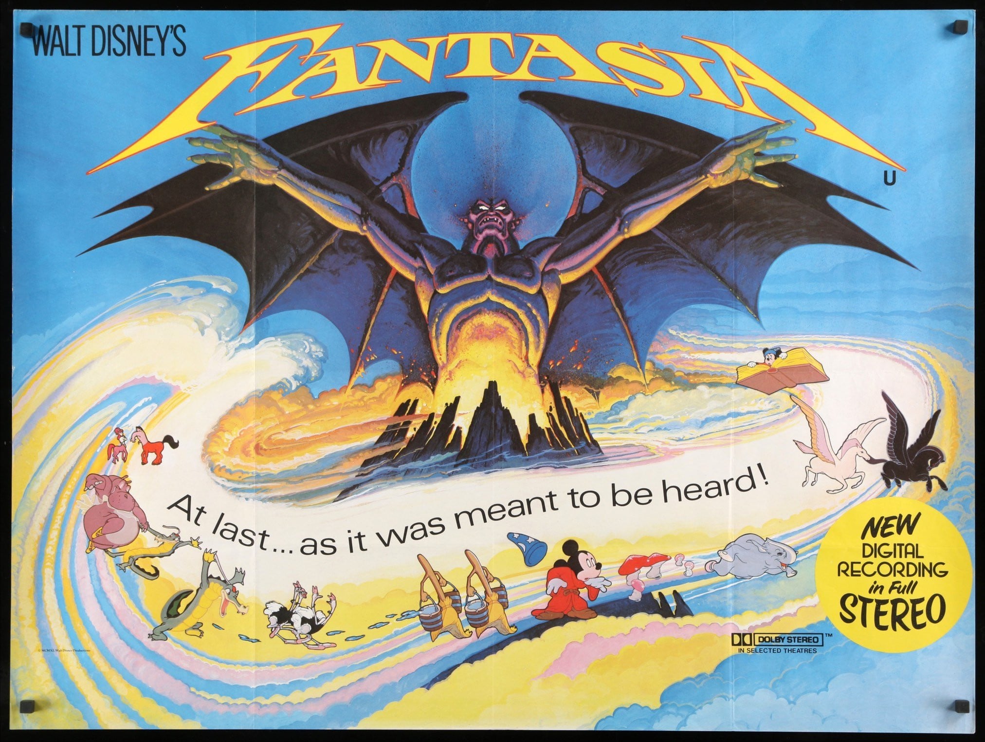 Fantasia (1940) original movie poster for sale at Originalfilmart