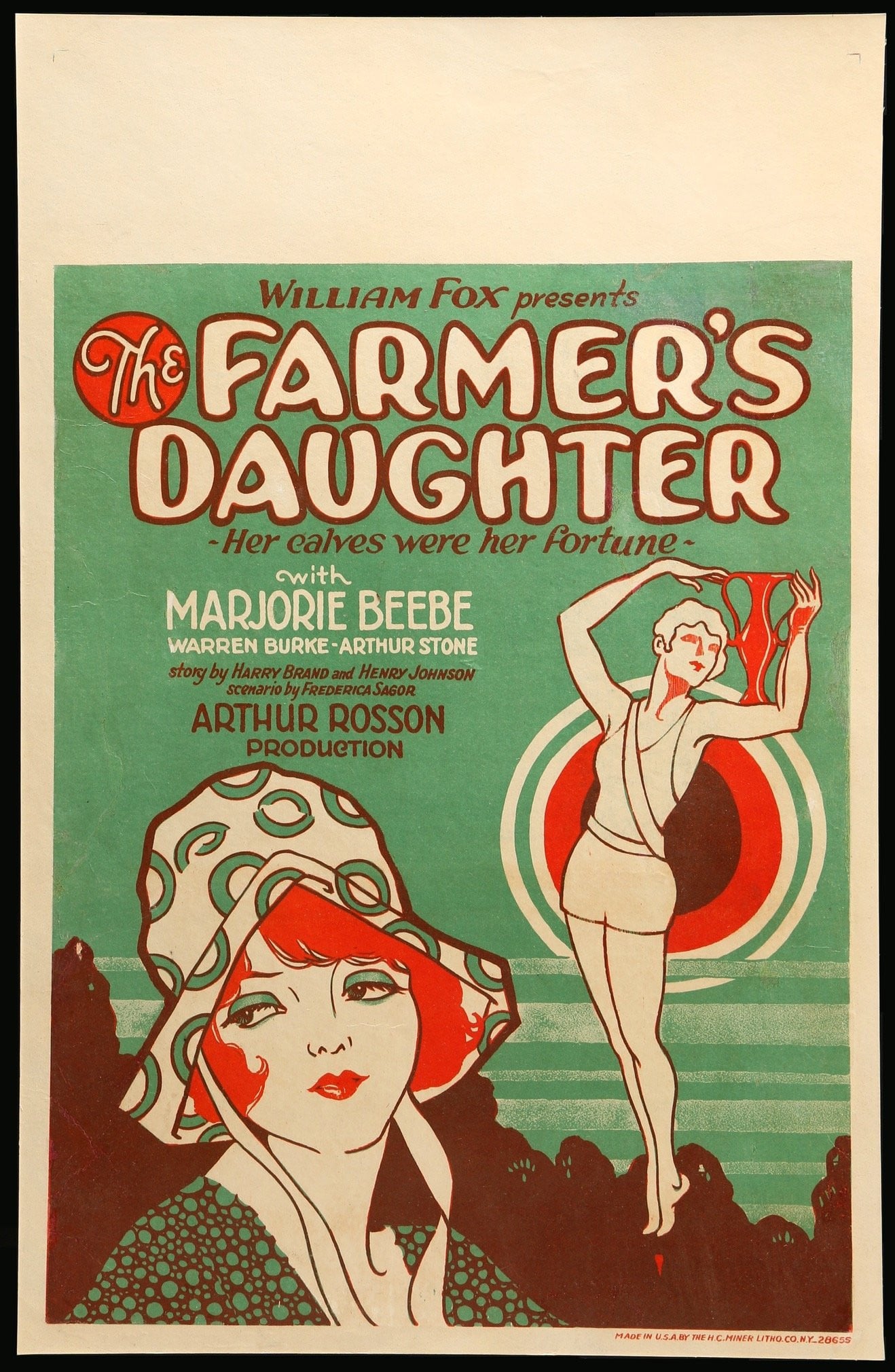 Farmer's Daughter (1928) original movie poster for sale at Originalfilmart