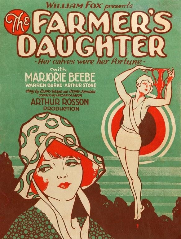 Farmer's Daughter (1928) original movie poster for sale at Originalfilmart