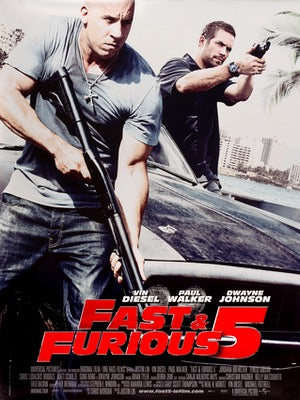 Fast Five (2011) original movie poster for sale at Originalfilmart