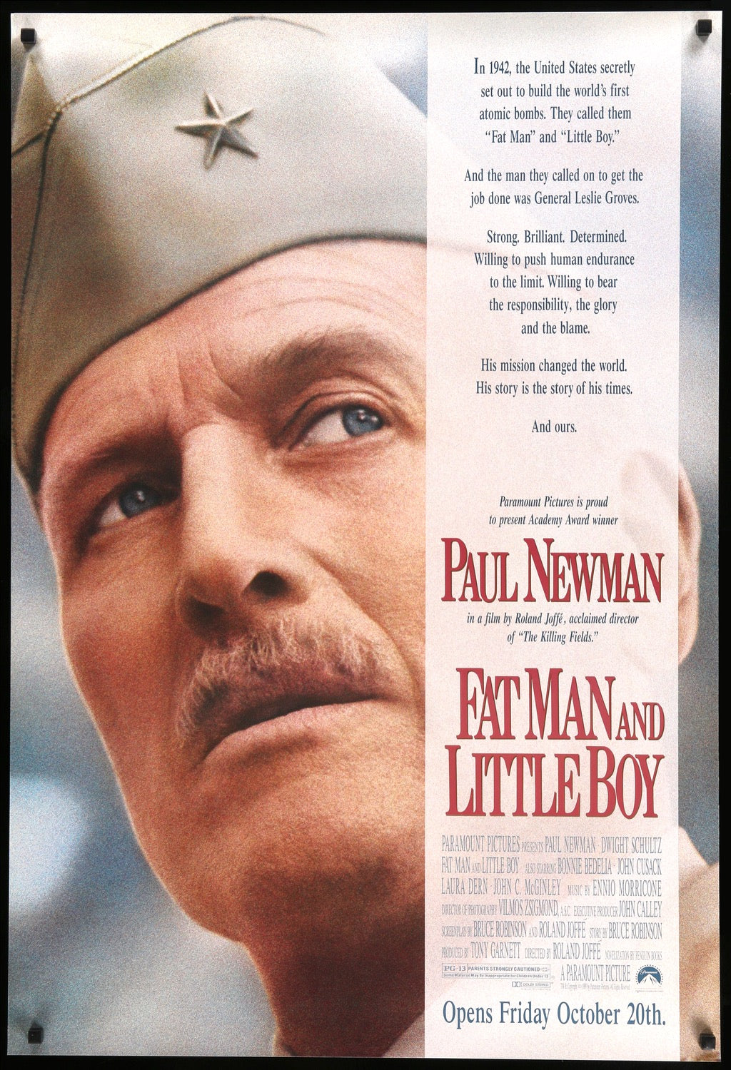 Fat Man and Little Boy (1989) original movie poster for sale at Originalfilmart