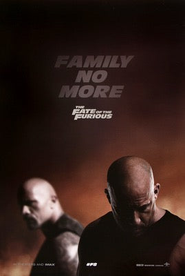 Fate of the Furious (2017) original movie poster for sale at Originalfilmart