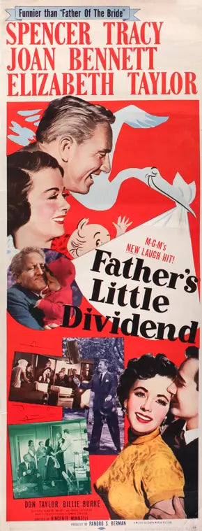 Father's Little Dividend (1951) original movie poster for sale at Originalfilmart