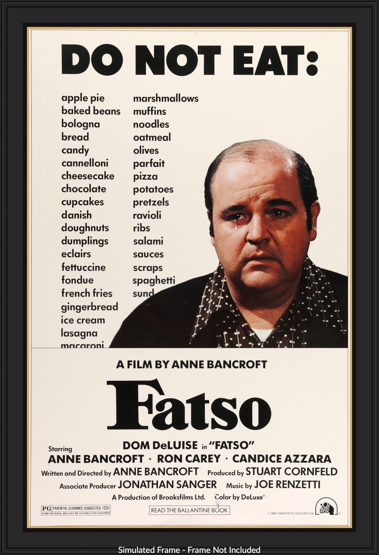 Fatso (1980) original movie poster for sale at Originalfilmart
