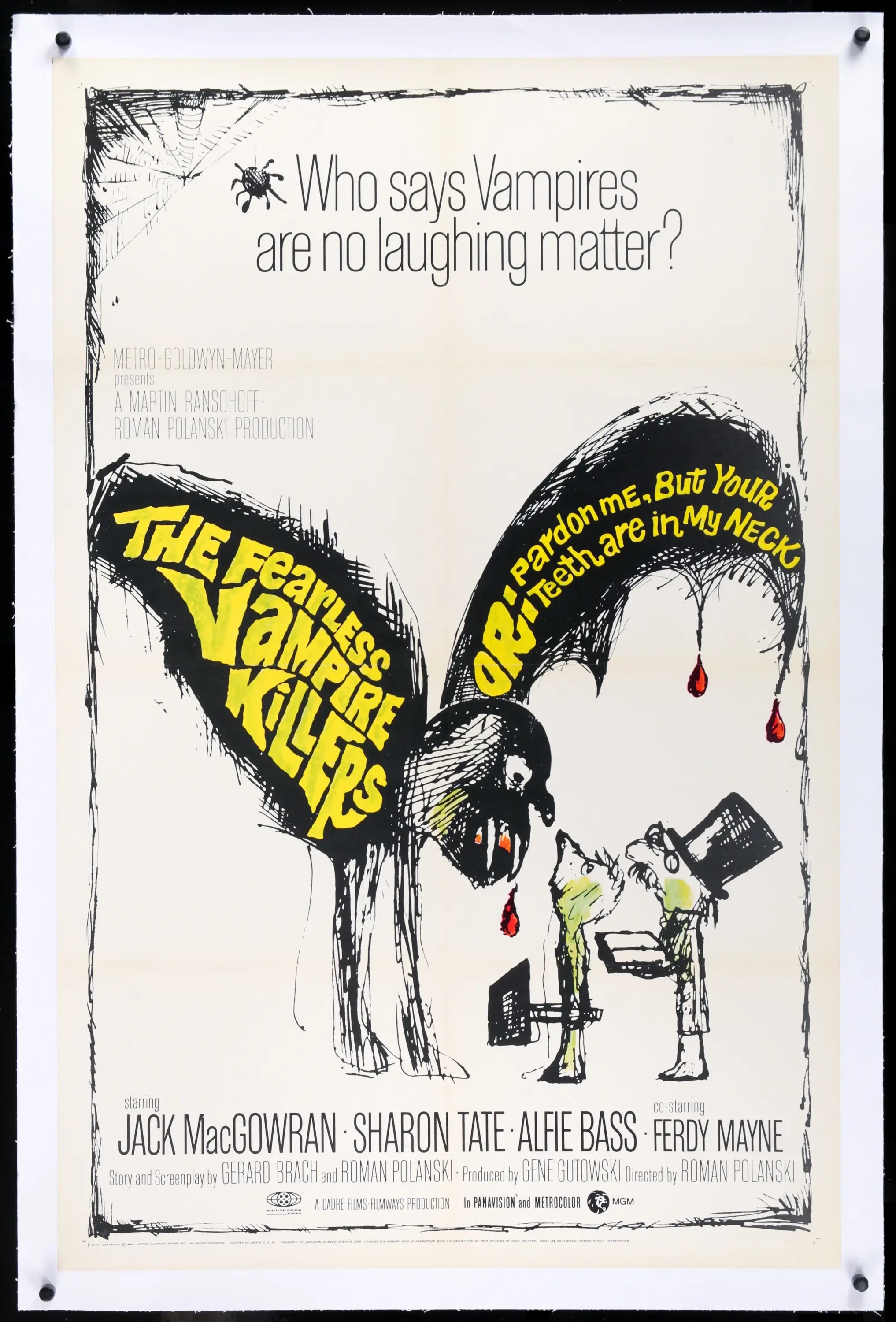 Fearless Vampire Killers (1967) original movie poster for sale at Originalfilmart