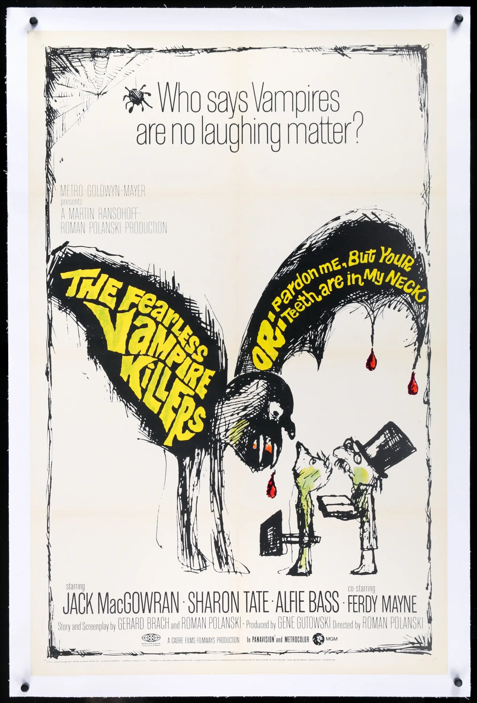 Fearless Vampire Killers (1967) original movie poster for sale at Originalfilmart
