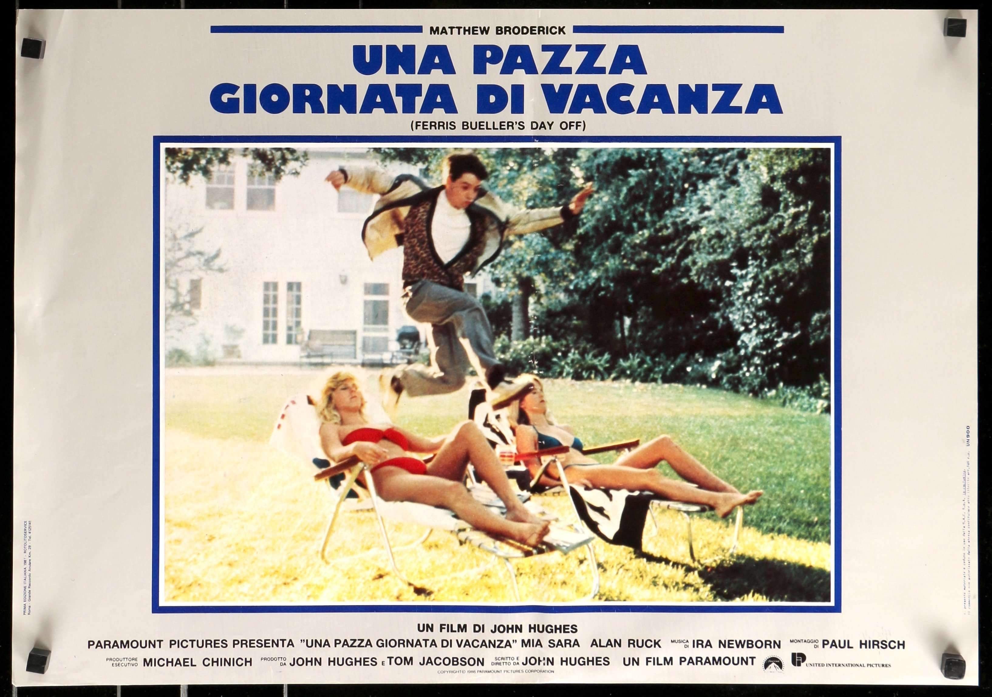 Ferris Bueller's Day Off (1986) original movie poster for sale at Originalfilmart