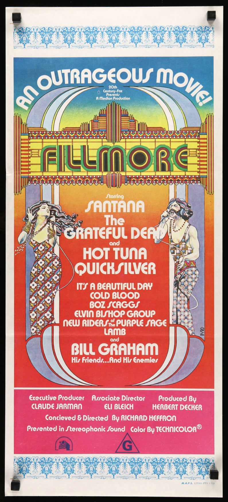 Fillmore (1972) original movie poster for sale at Originalfilmart