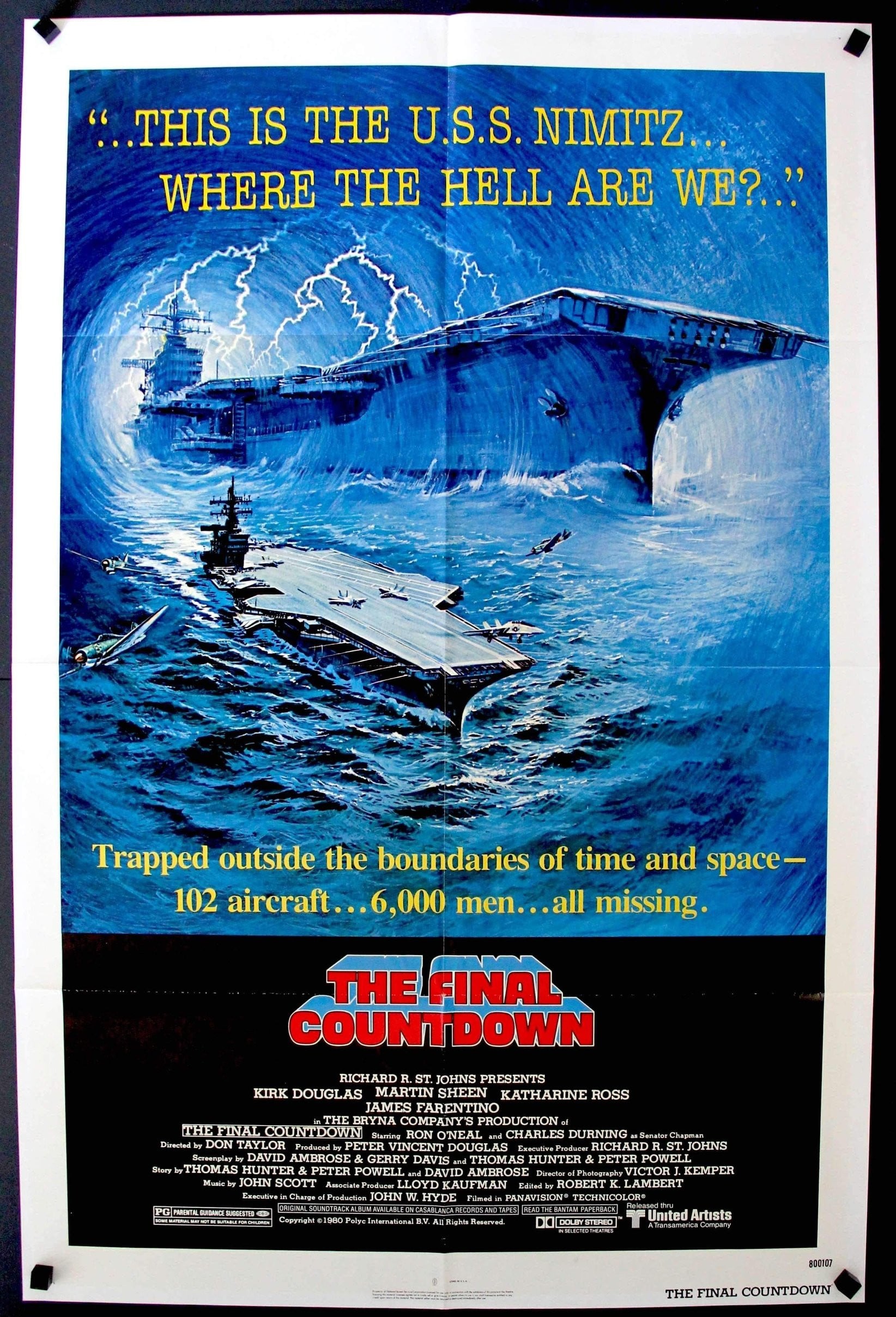 Final Countdown (1980) original movie poster for sale at Originalfilmart