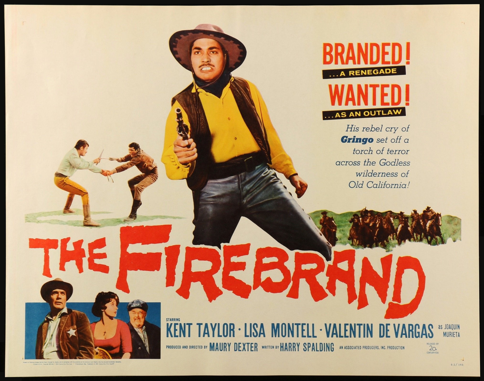 Firebrand (1962) original movie poster for sale at Originalfilmart