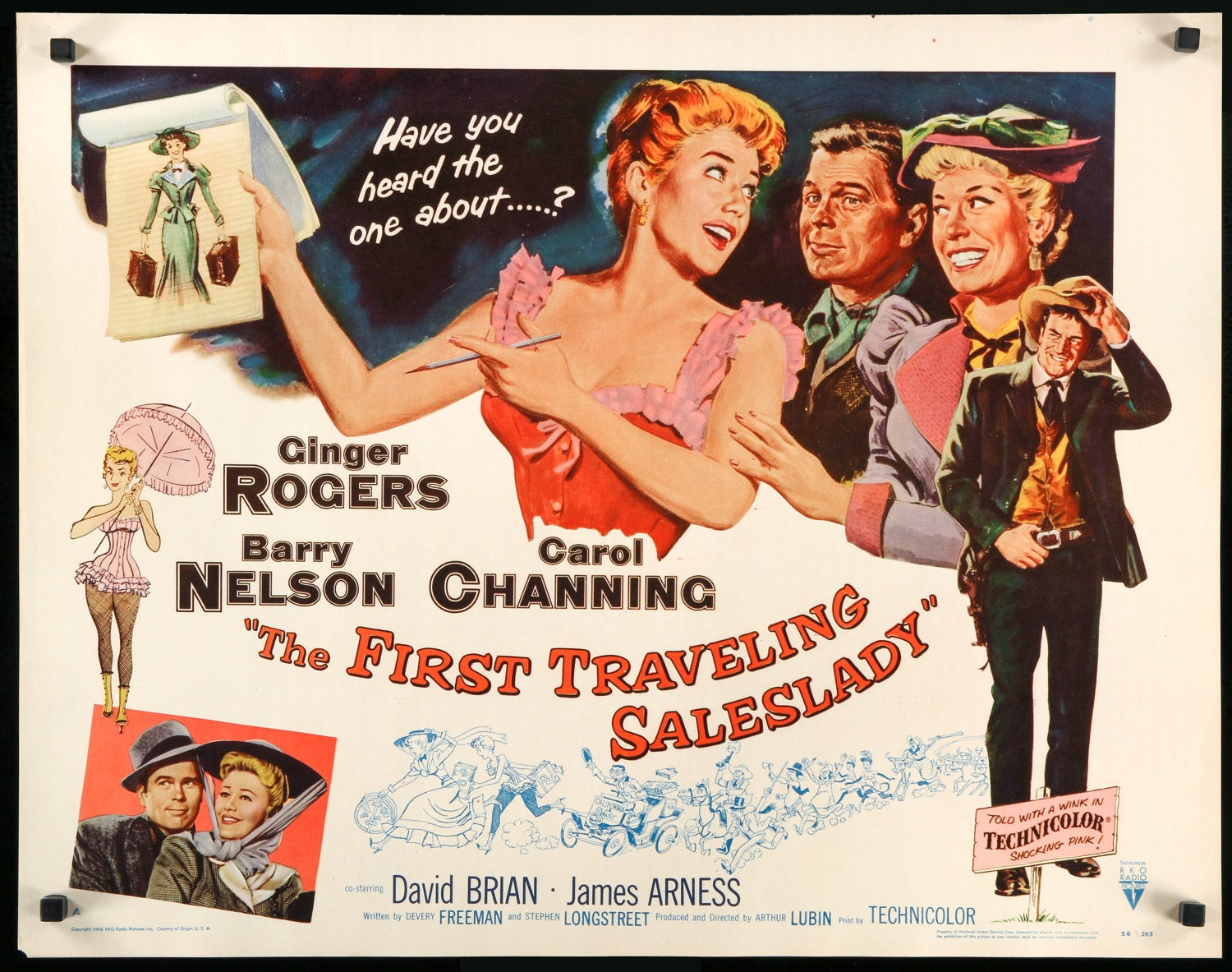 First Traveling Saleslady (1956) original movie poster for sale at Originalfilmart