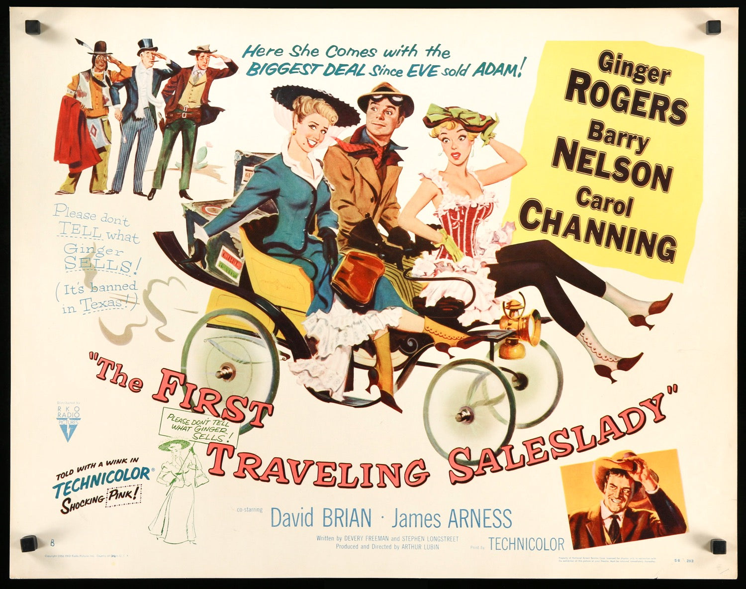 First Traveling Saleslady (1956) original movie poster for sale at Originalfilmart