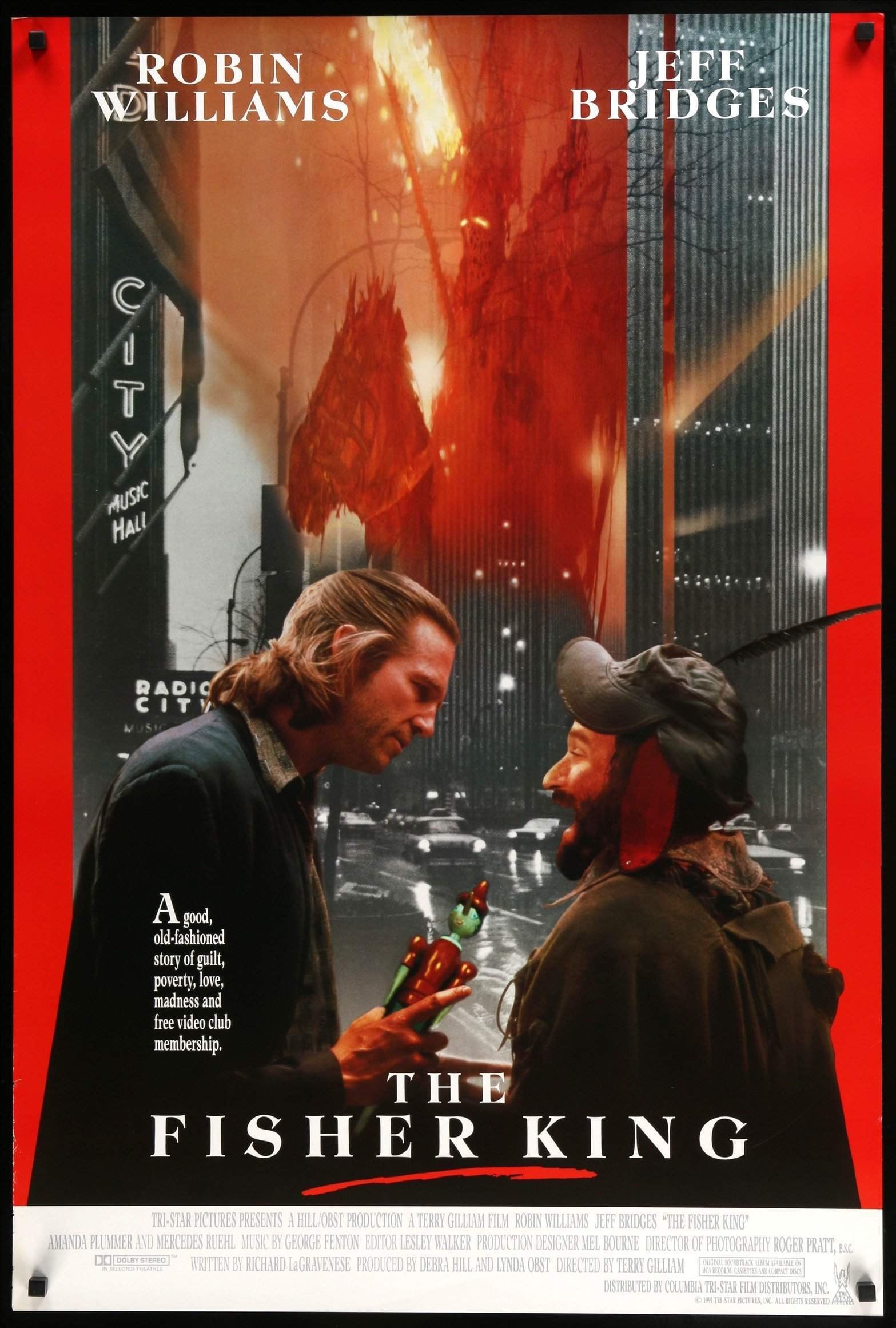 Fisher King (1991) original movie poster for sale at Originalfilmart