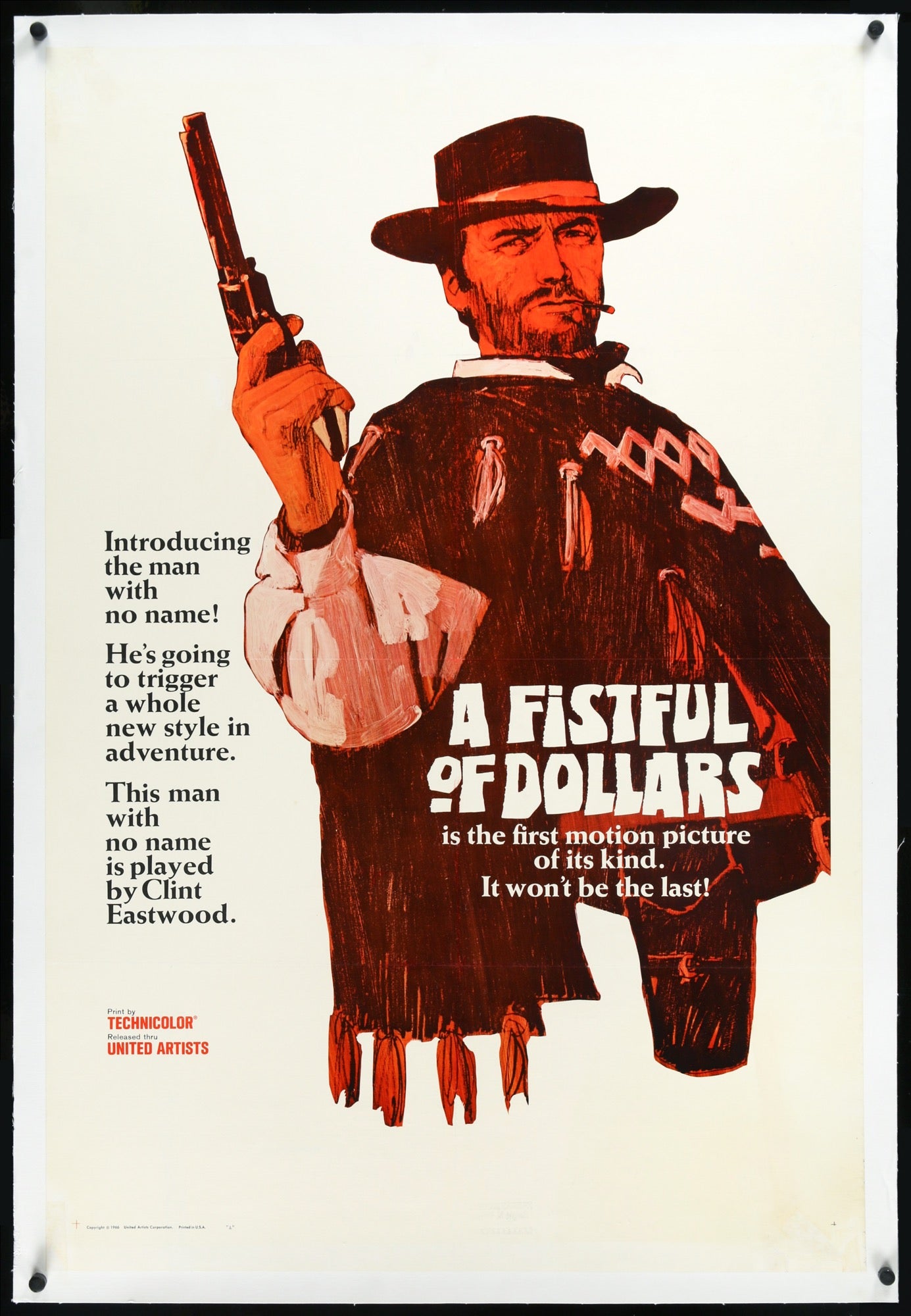Fistful of Dollars (1964) original movie poster for sale at Originalfilmart