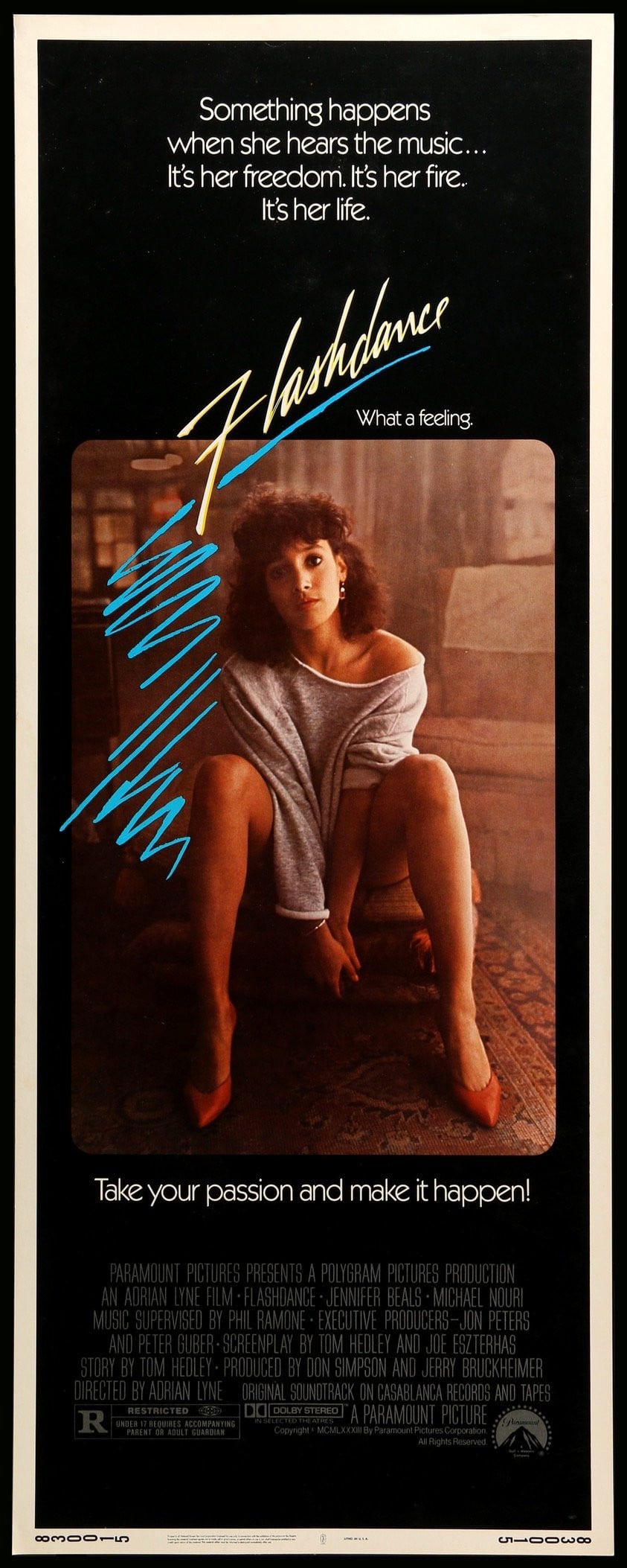 Flashdance (1983) original movie poster for sale at Originalfilmart