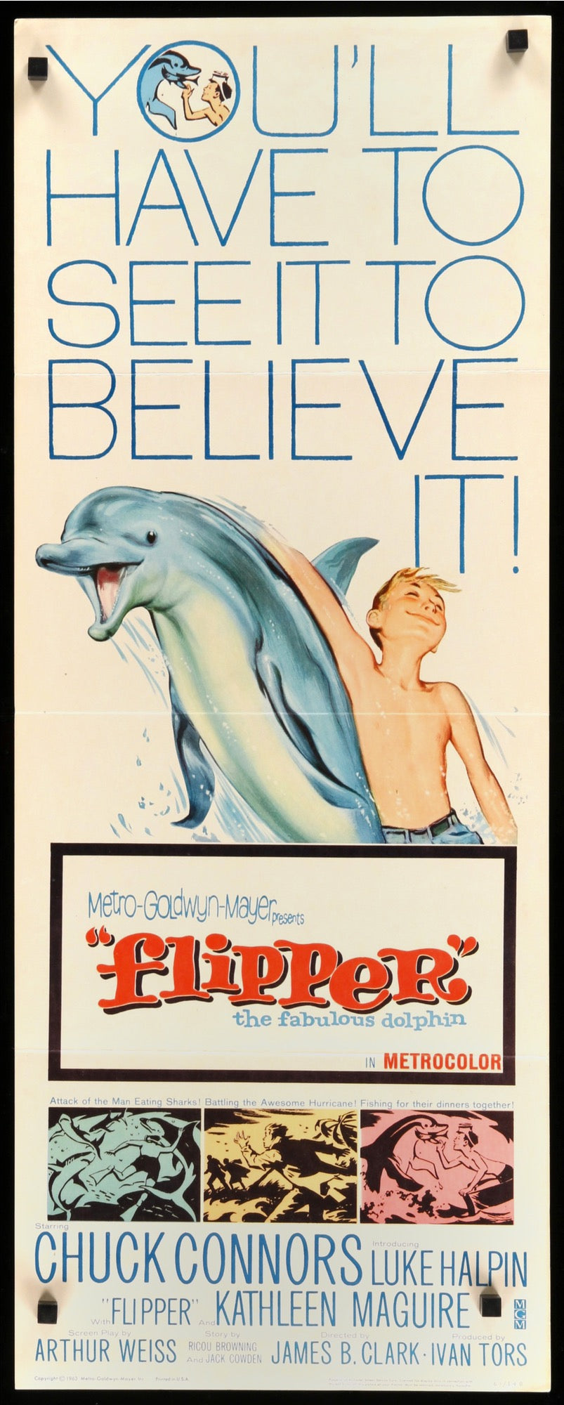 Flipper (1963) original movie poster for sale at Originalfilmart