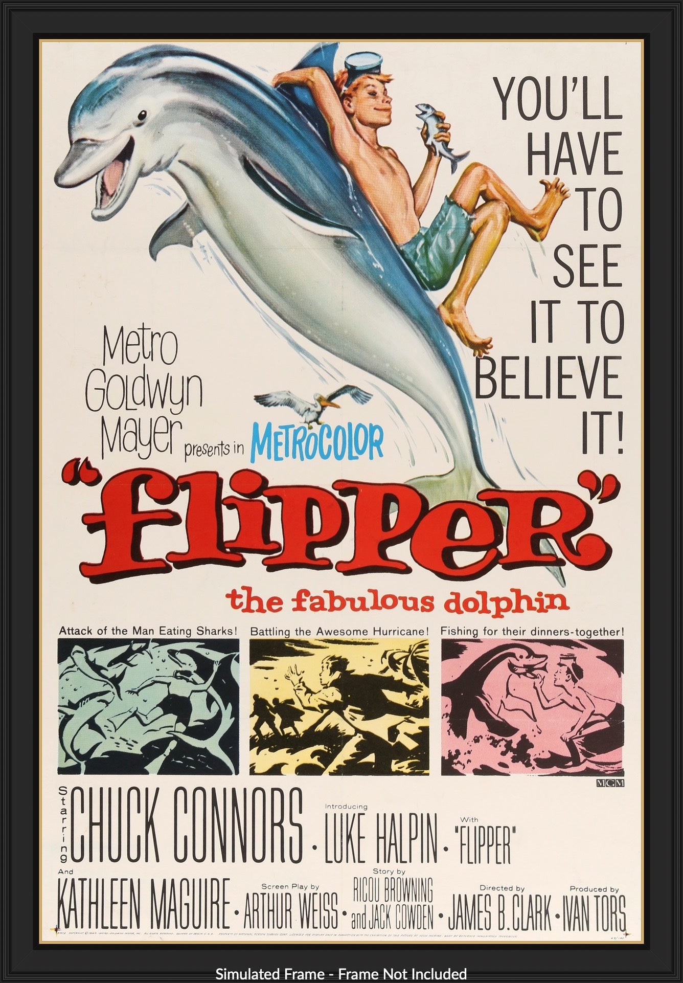 Flipper (1963) original movie poster for sale at Originalfilmart