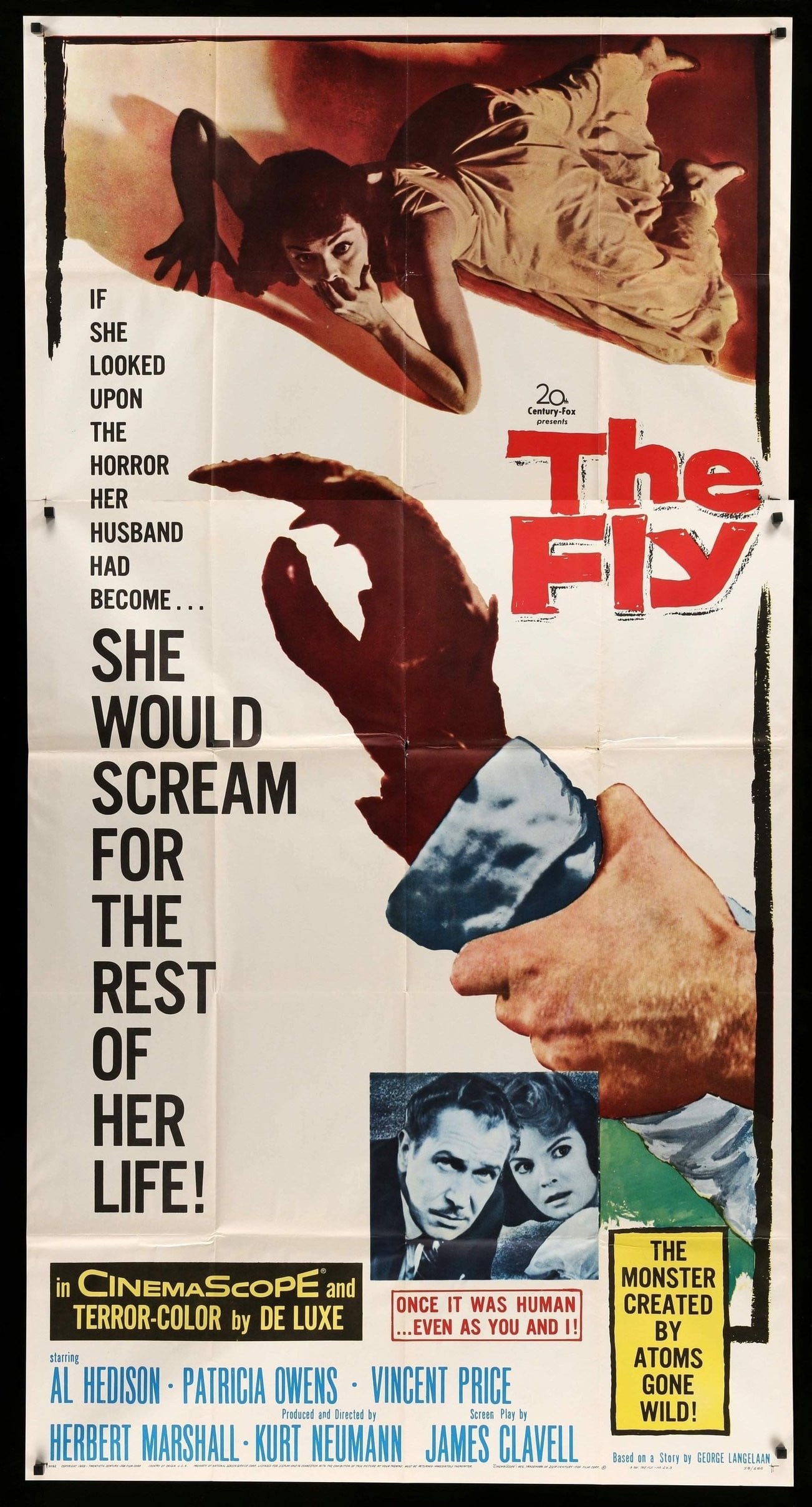 Fly (1958) original movie poster for sale at Originalfilmart