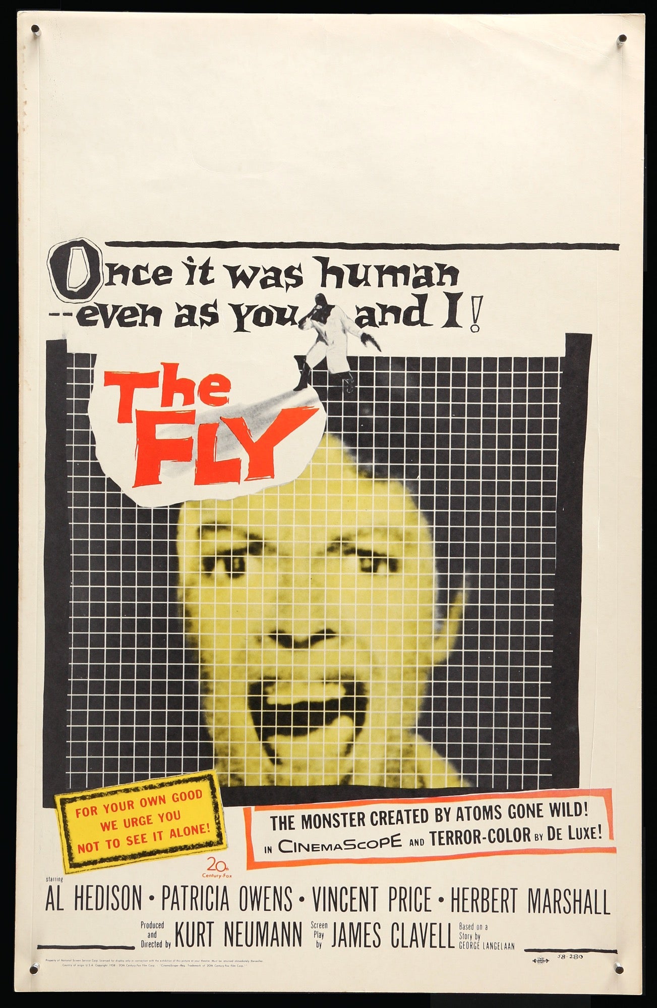 Fly (1958) original movie poster for sale at Originalfilmart