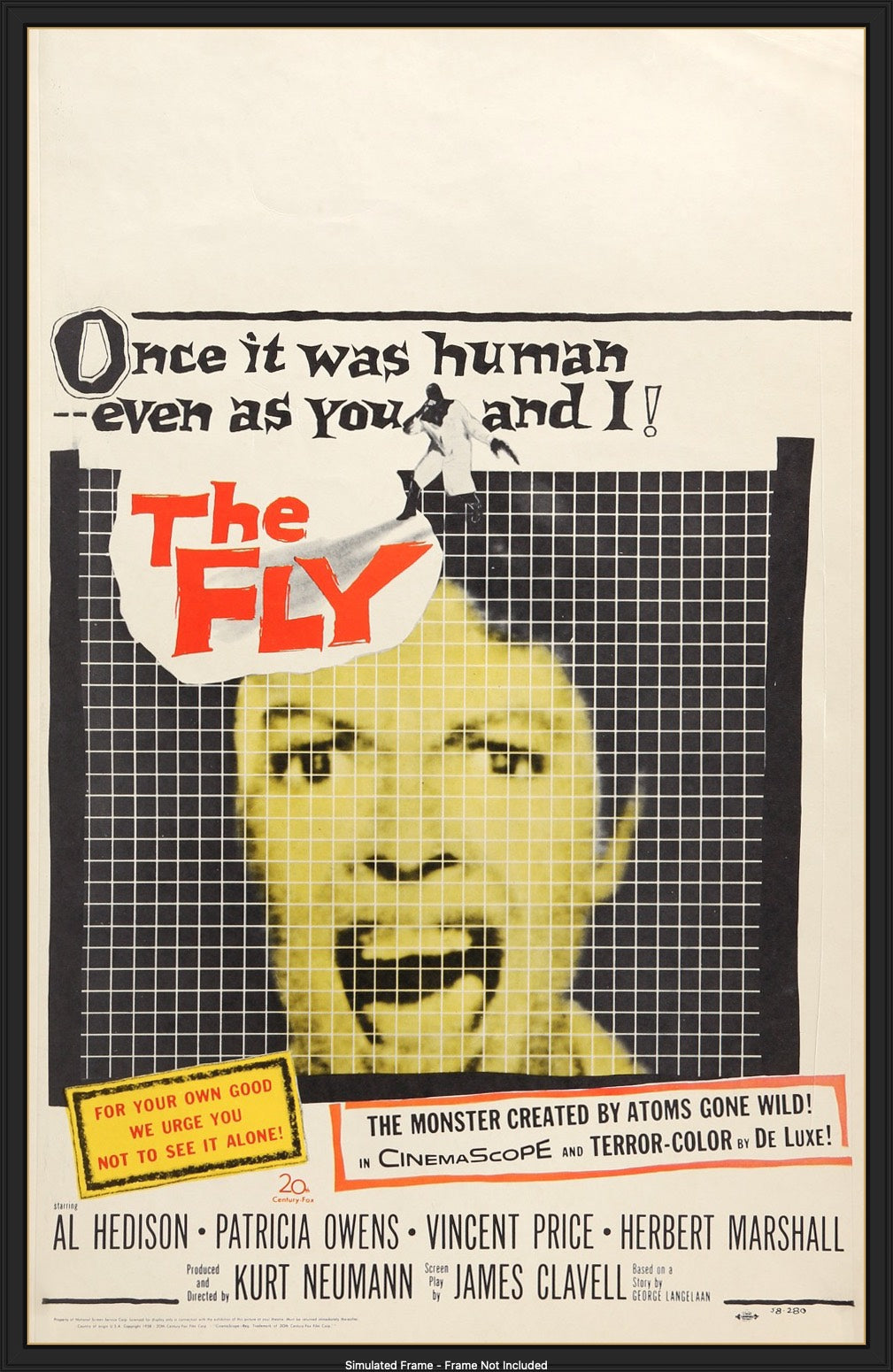 Fly (1958) original movie poster for sale at Originalfilmart