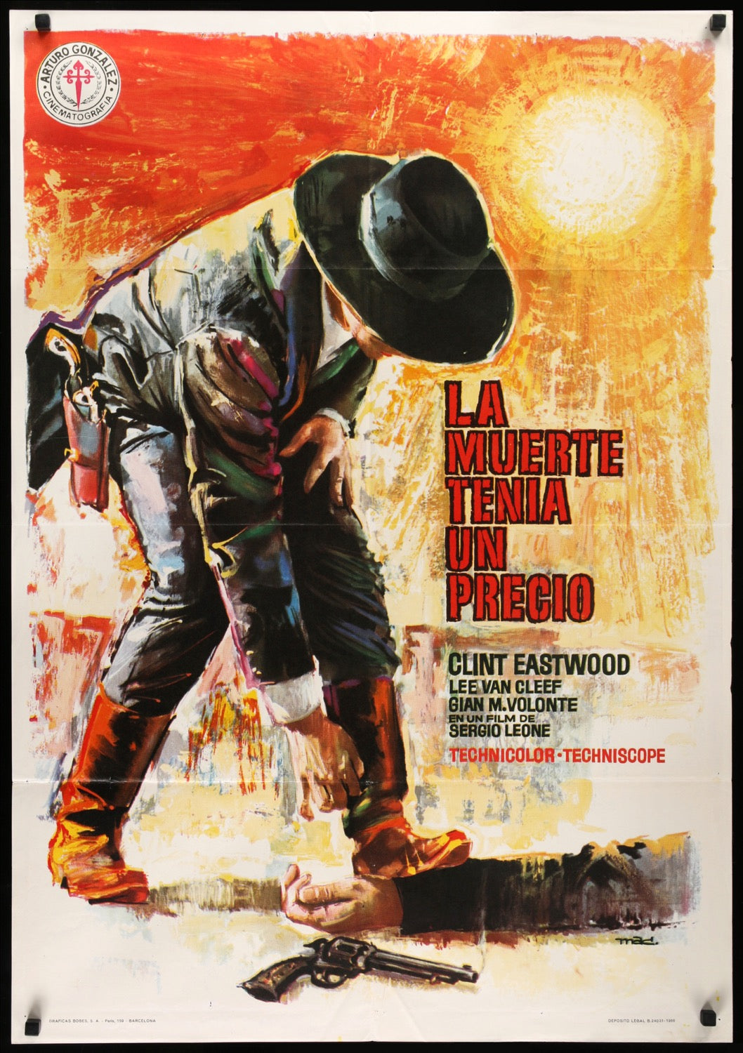 For a Few Dollars More (1965) original movie poster for sale at Originalfilmart