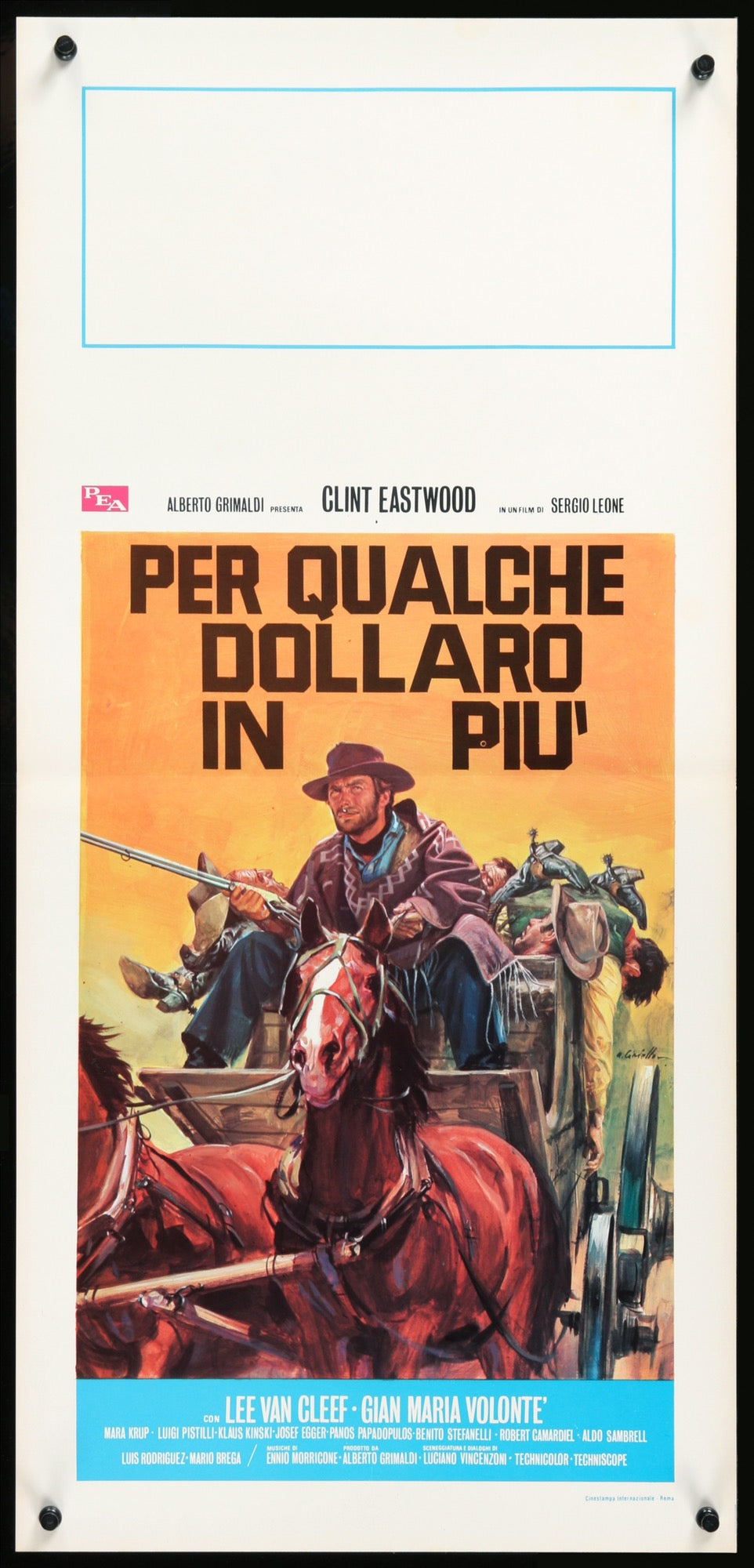For a Few Dollars More (1965) original movie poster for sale at Originalfilmart