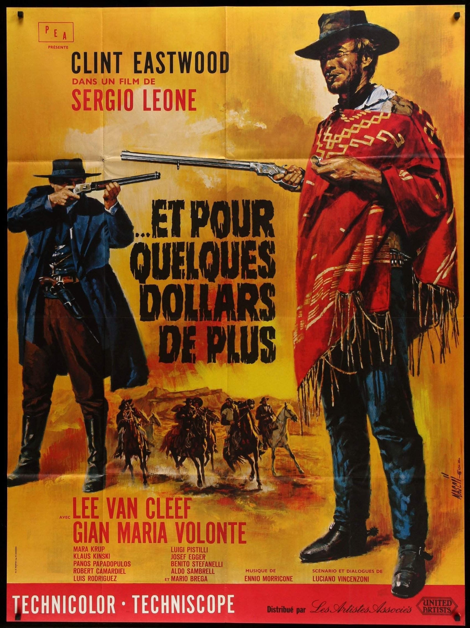 For a Few Dollars More (1965) original movie poster for sale at Originalfilmart