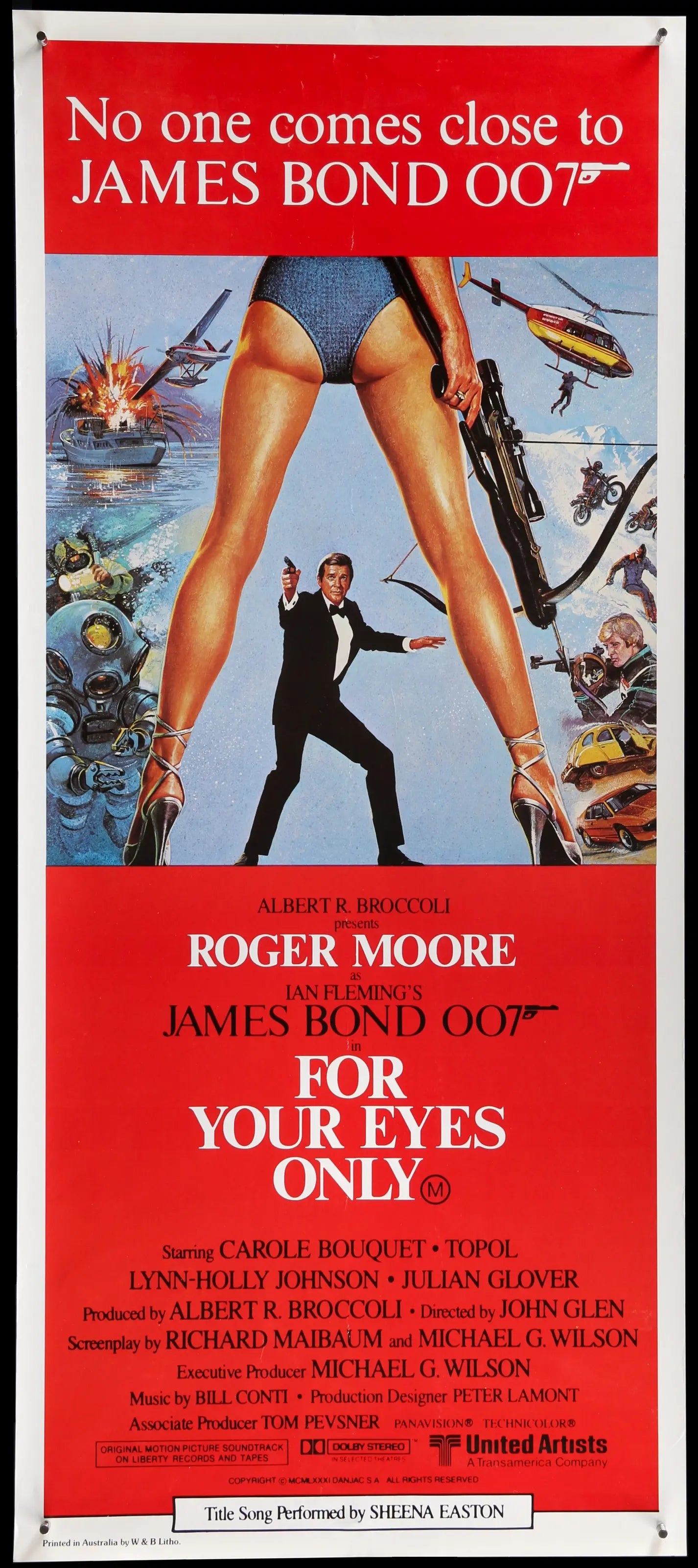 For Your Eyes Only (1981) original movie poster for sale at Originalfilmart