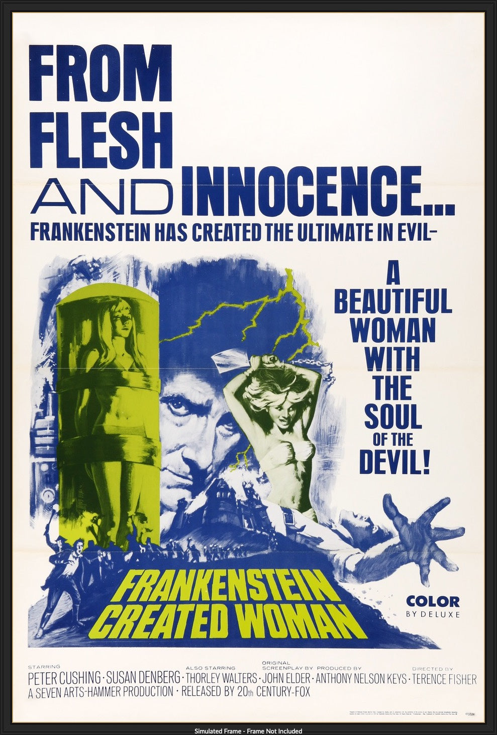 Frankenstein Created Woman (1967) original movie poster for sale at Originalfilmart