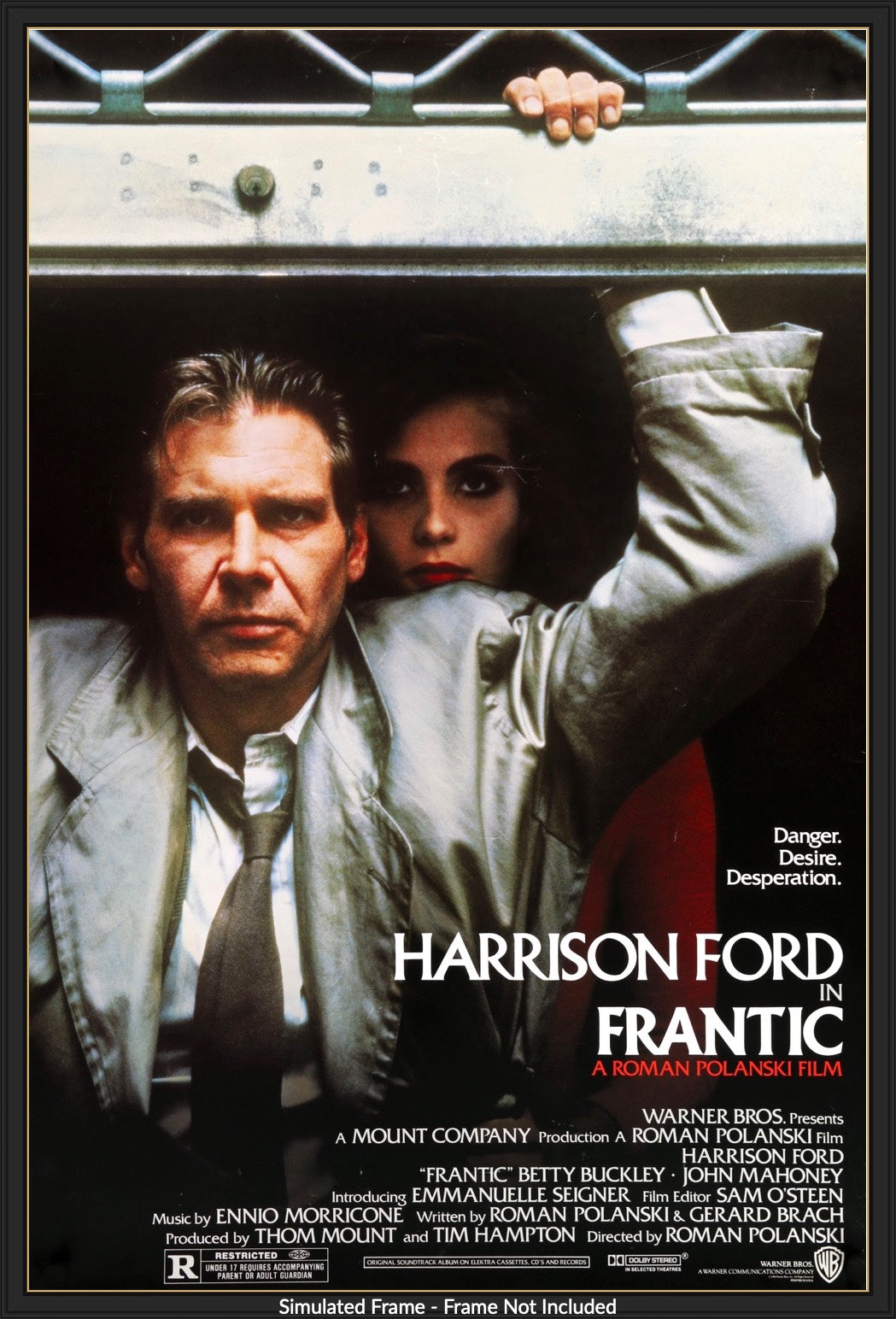 Frantic (1988) original movie poster for sale at Originalfilmart