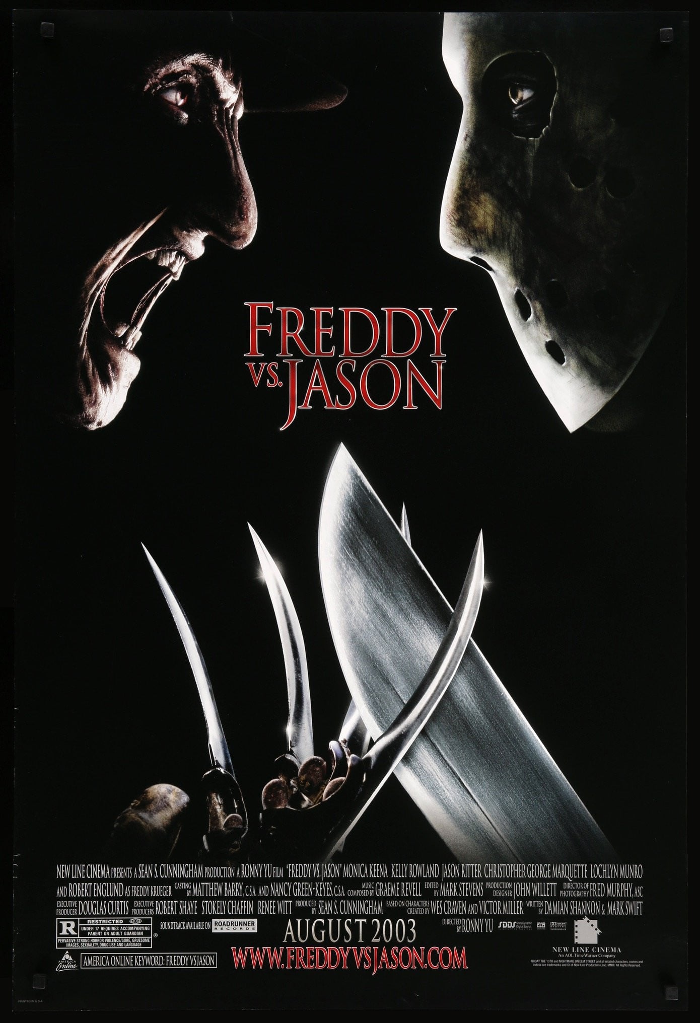 Freddy Versus Jason (2003) original movie poster for sale at Originalfilmart