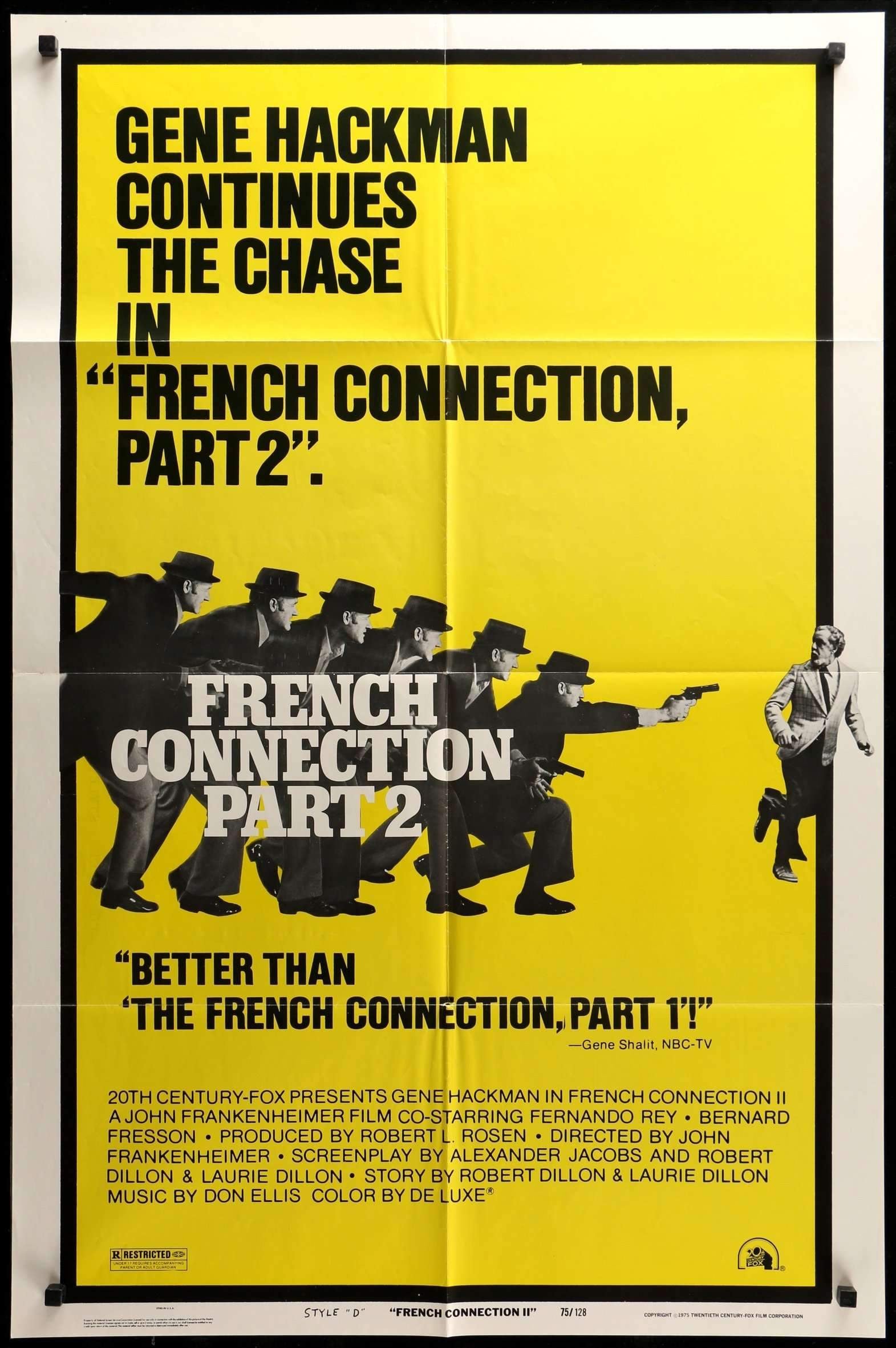 French Connection II (1975) original movie poster for sale at Originalfilmart