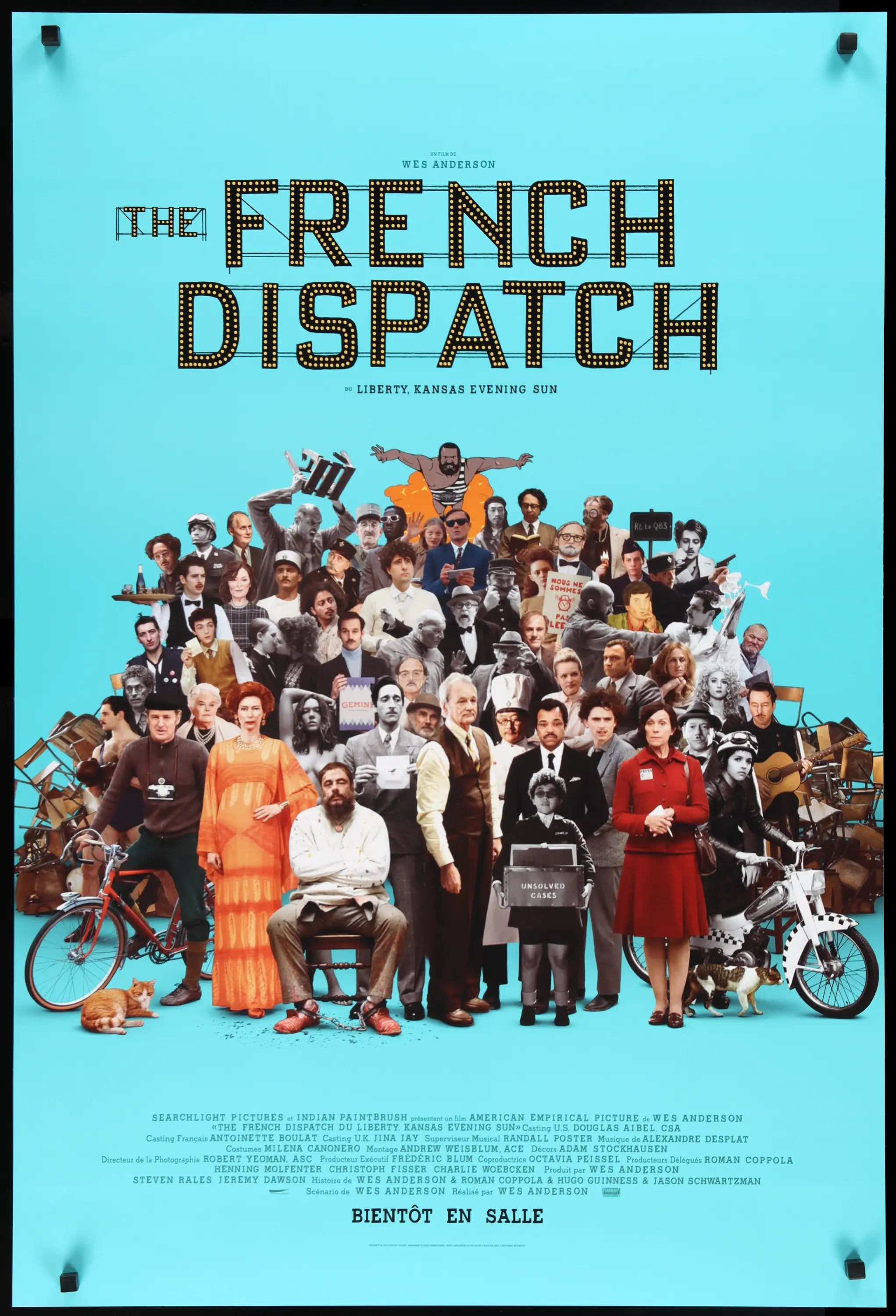French Dispatch (2021) original movie poster for sale at Originalfilmart