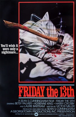 Friday the 13th (1980) original movie poster for sale at Originalfilmart