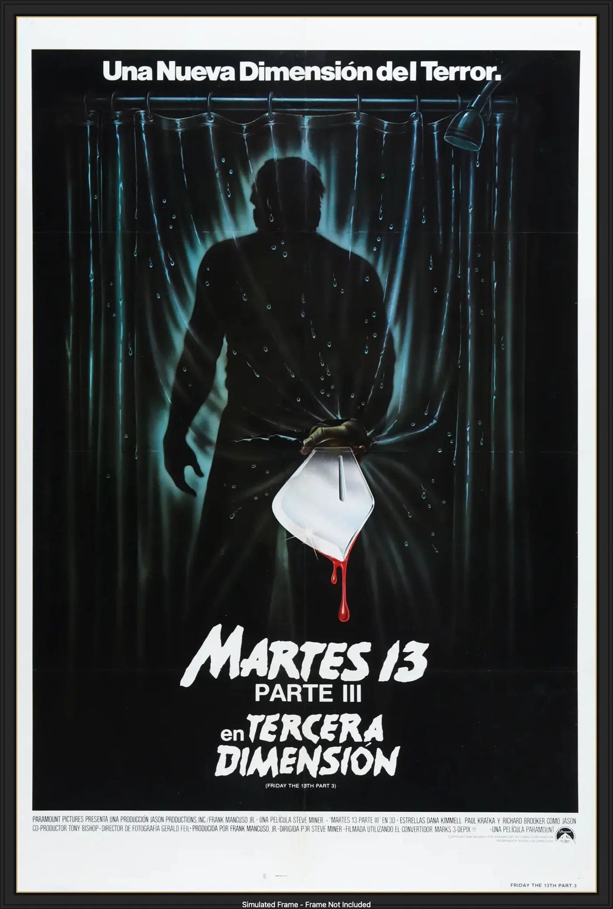 Friday the 13th Part III 3-D (1982) original movie poster for sale at Originalfilmart