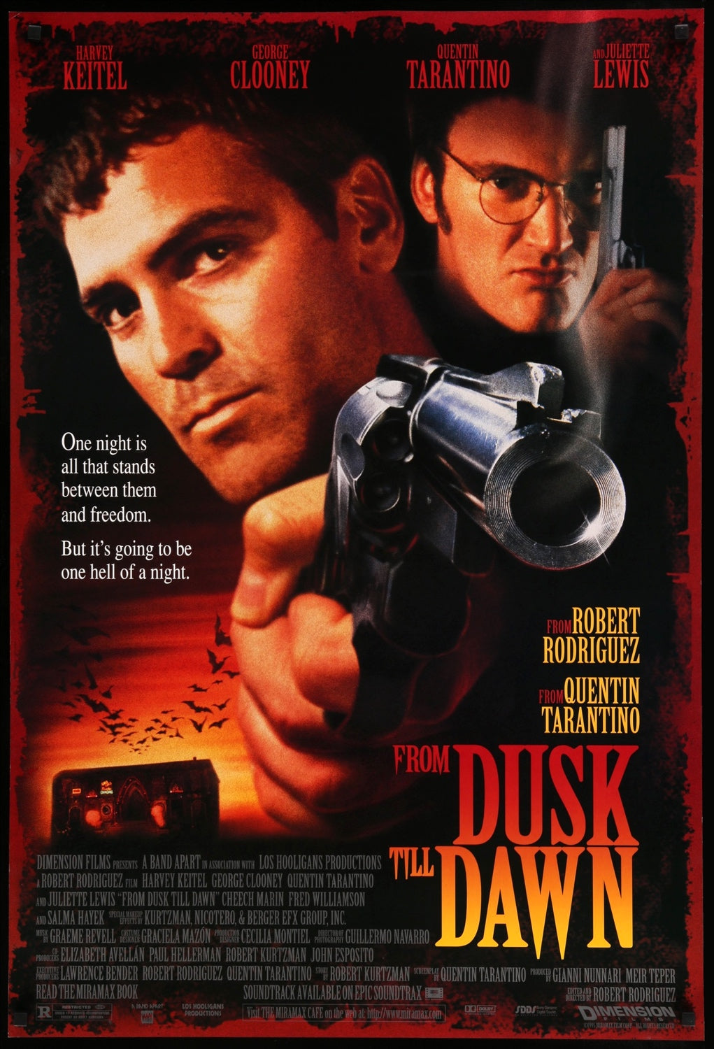From Dusk Till Dawn (1995) original movie poster for sale at Originalfilmart