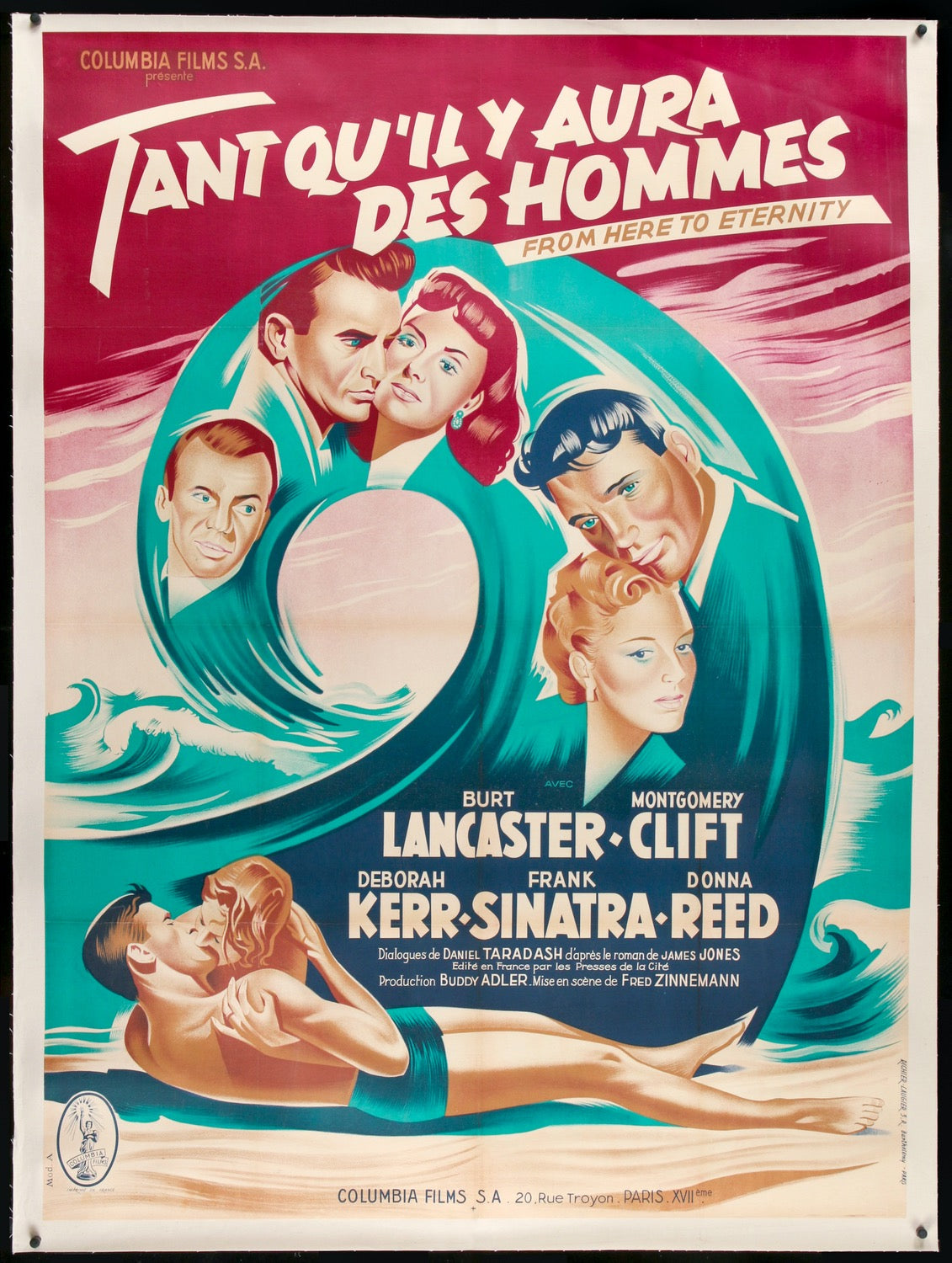 From Here to Eternity (1953) original movie poster for sale at Originalfilmart