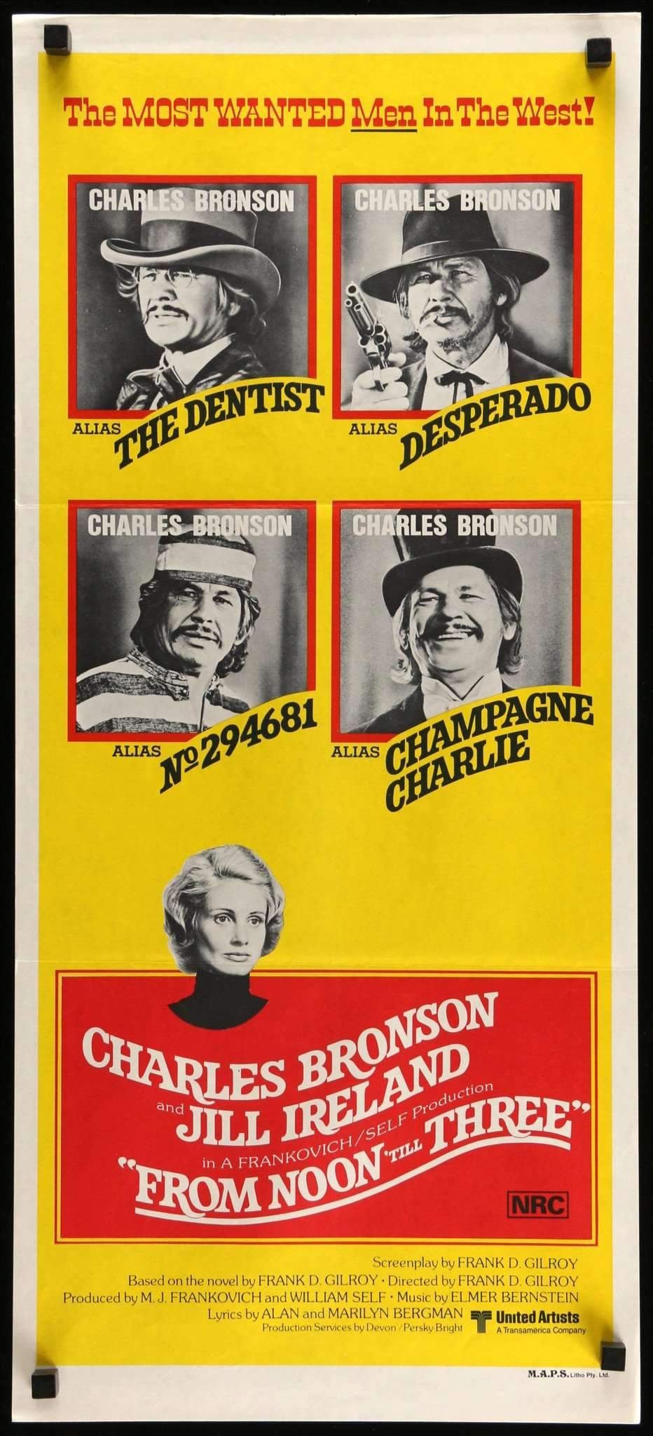 From Noon Till Three (1976) original movie poster for sale at Originalfilmart