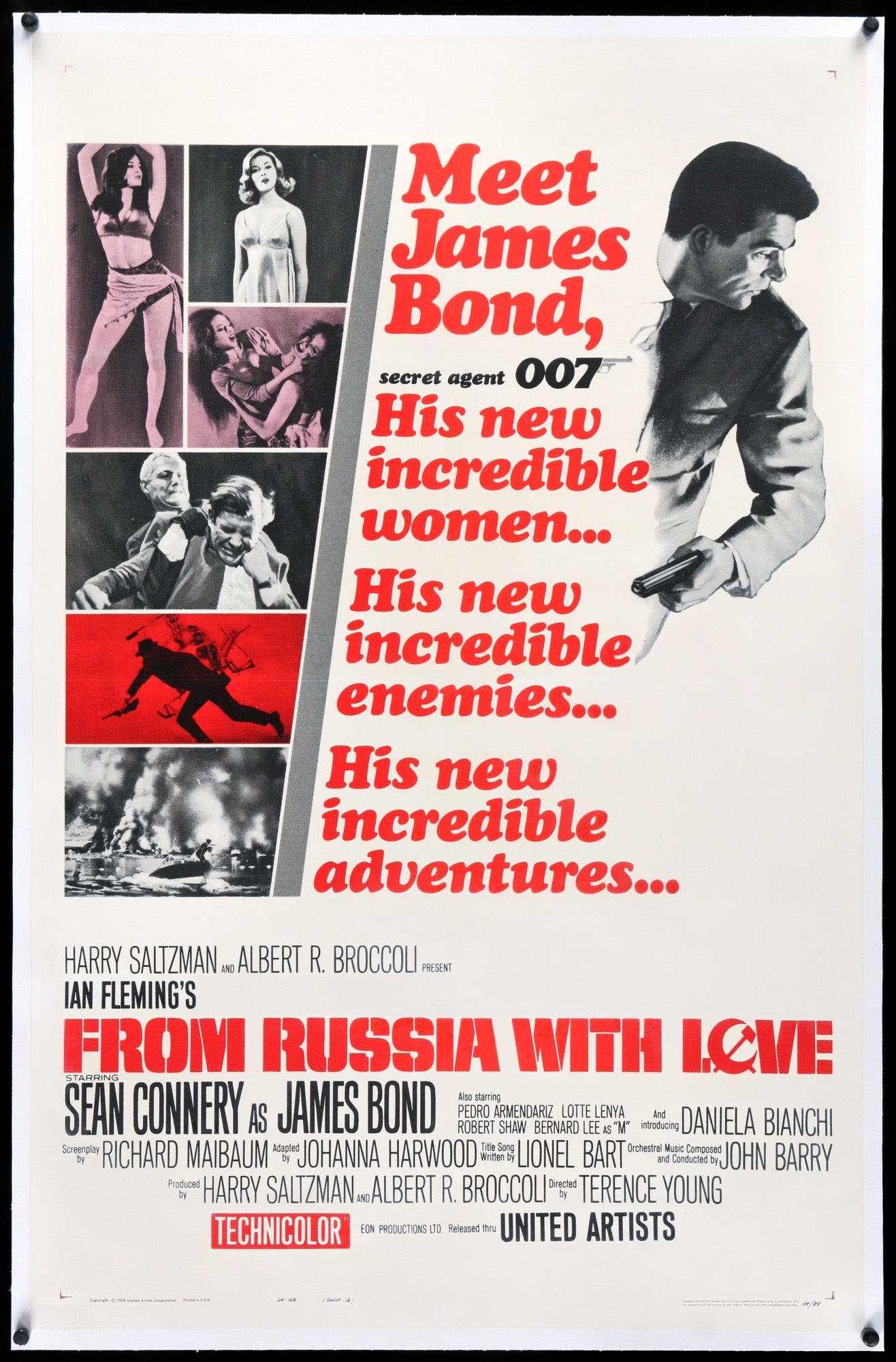From Russia with Love (1963) original movie poster for sale at Originalfilmart