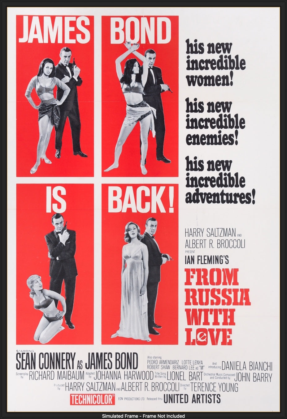 From Russia with Love (1963) original movie poster for sale at Originalfilmart
