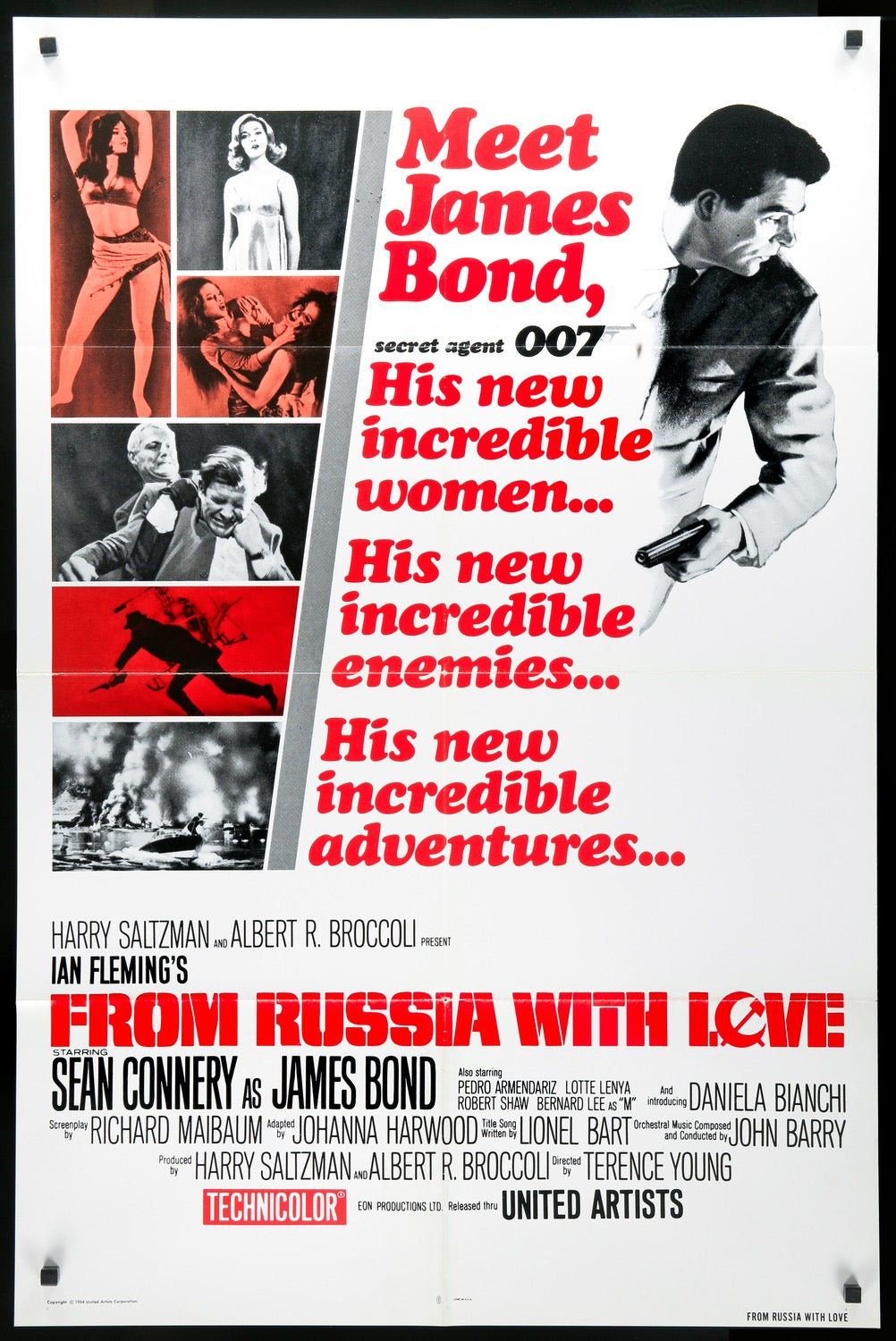 From Russia with Love (1963) original movie poster for sale at Originalfilmart