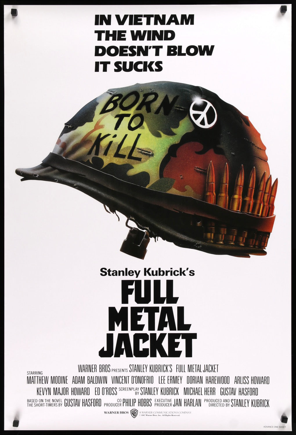 Full Metal Jacket (1987) original movie poster for sale at Originalfilmart