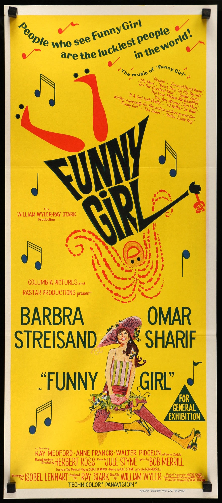 Funny Girl (1968) original movie poster for sale at Originalfilmart